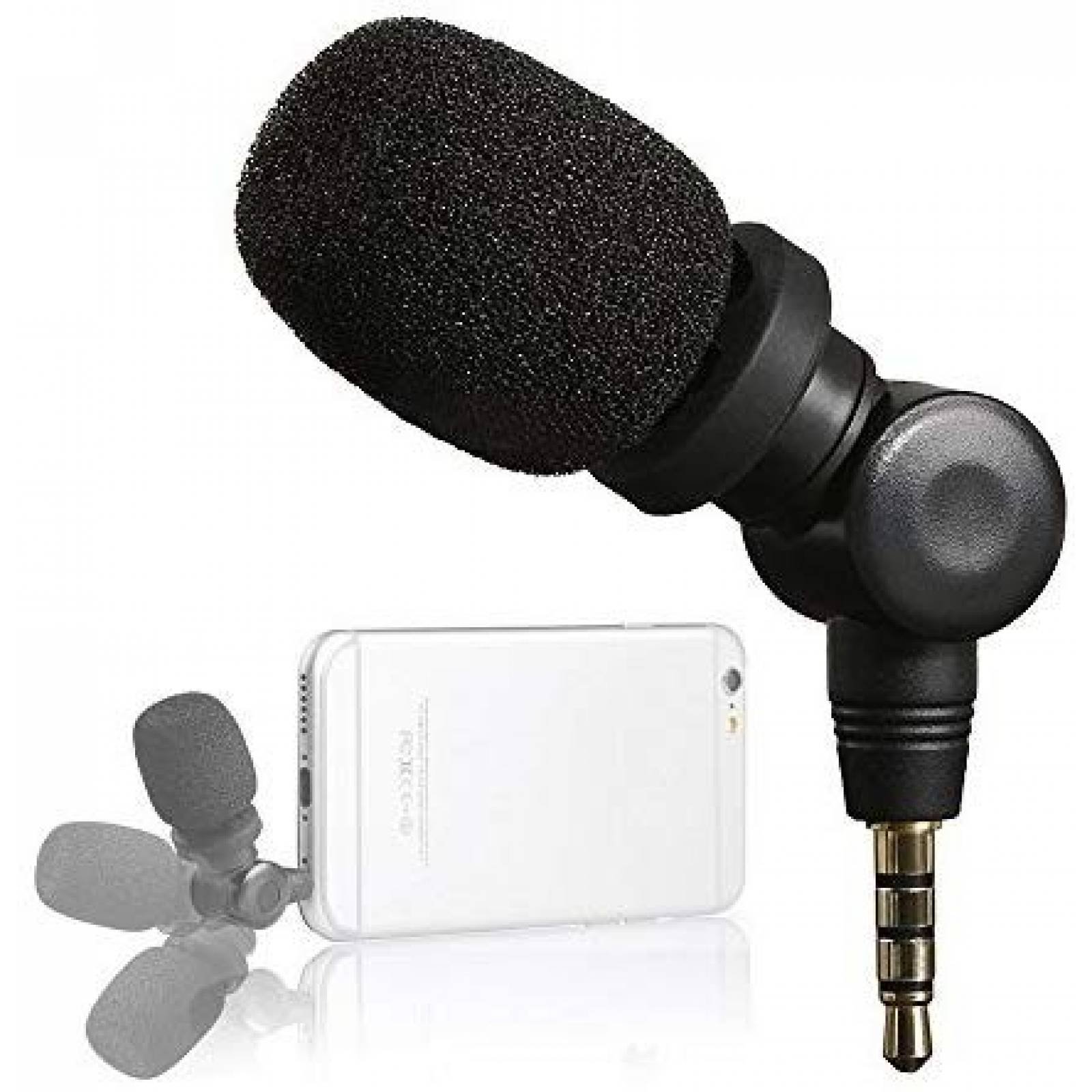 Micrófono Saramonic TRS TRRS para celular SmartMic -negro