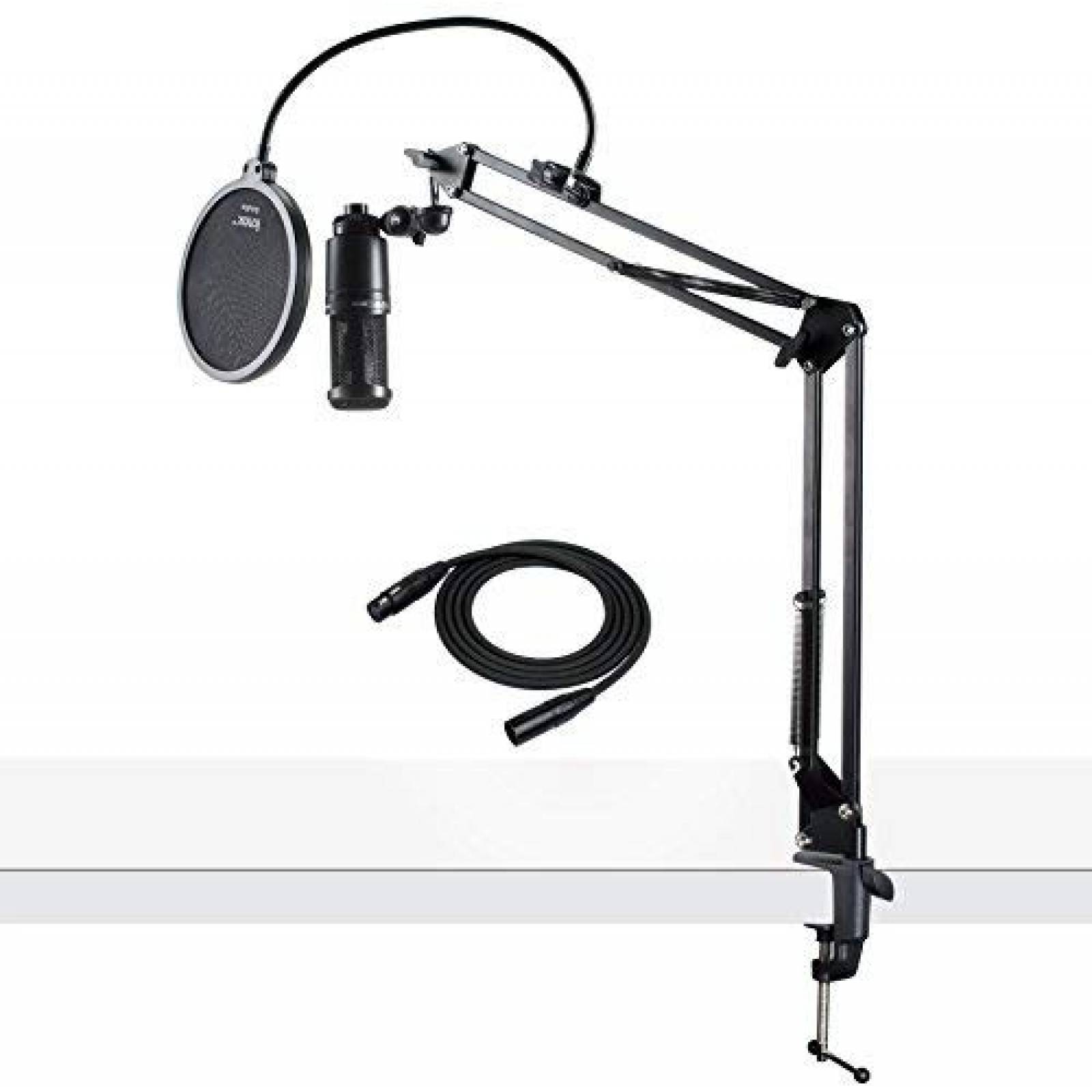 Micrófono de estudio Audio-Technica AT2020 + cable XLR Knox