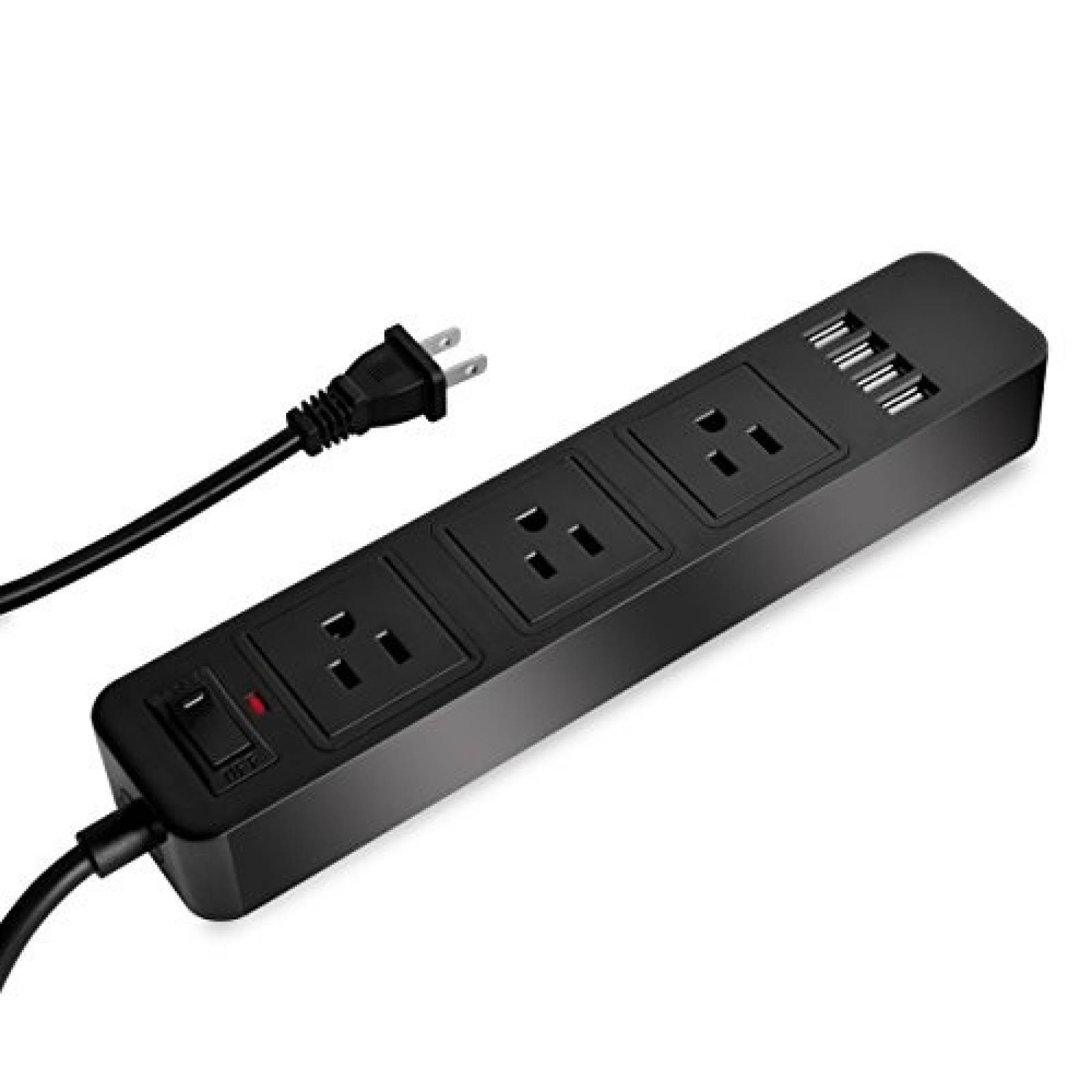 Extension Multicontacto Elinker 3 Enchufes 4 Puertos Usb