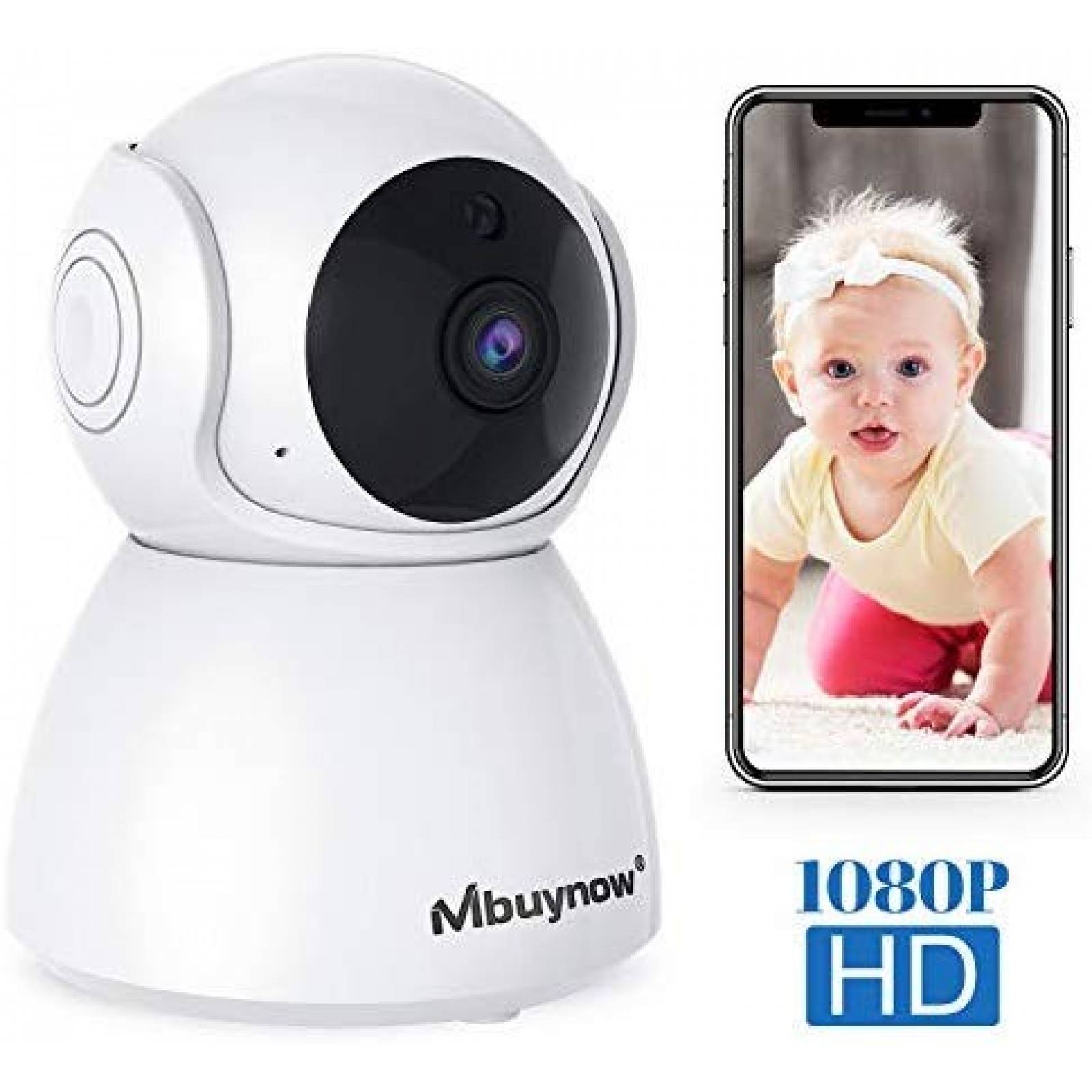 Cámara de Seguridad Mbuynow Wifi IP 1080p 2 Vías -Blanco