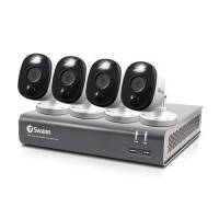 Cámara De Seguridad Swann Spotlight Para Exterior 4Ch 4 Pack