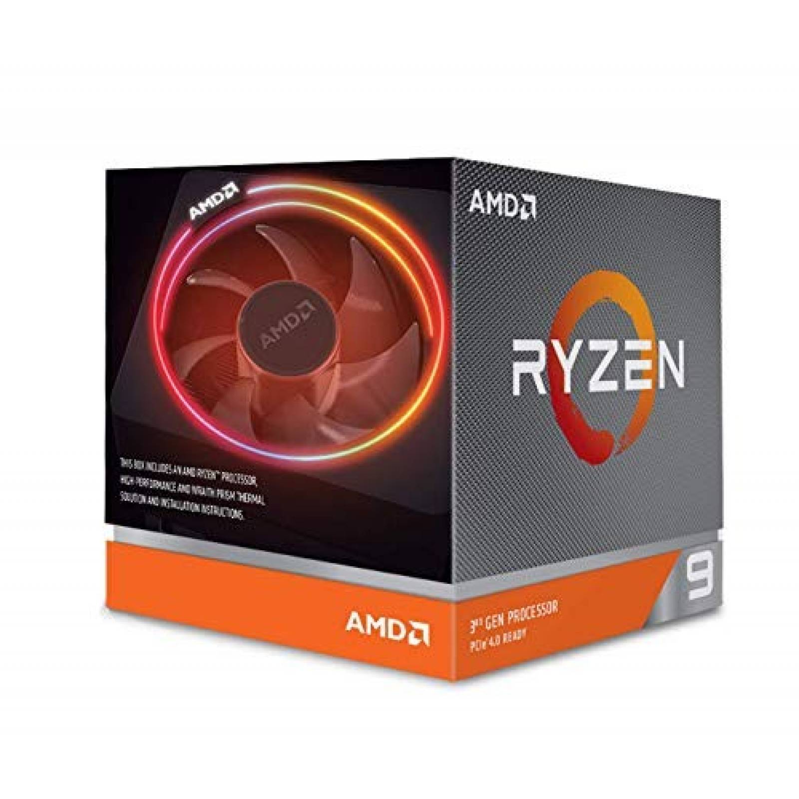 Procesador Gamer AMD Ryzen 9 3900X 12-core PCIe 4.0 LED