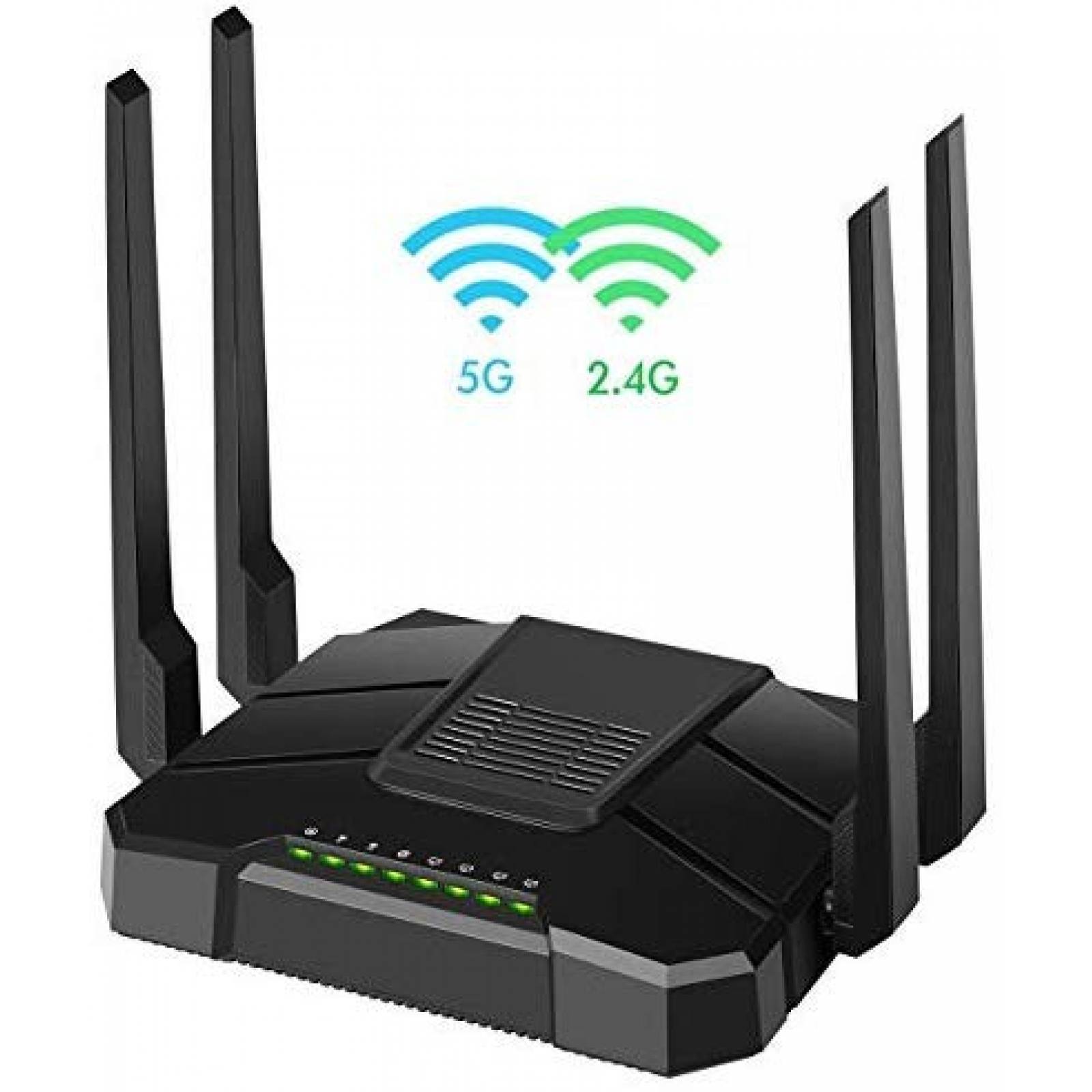 Router Flow.month AC1200 banda dual USB 2.0 y SD -Negro