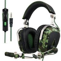 Auriculares Alámbricos Sades Sa926T Gamer Pc O Consola -Camo