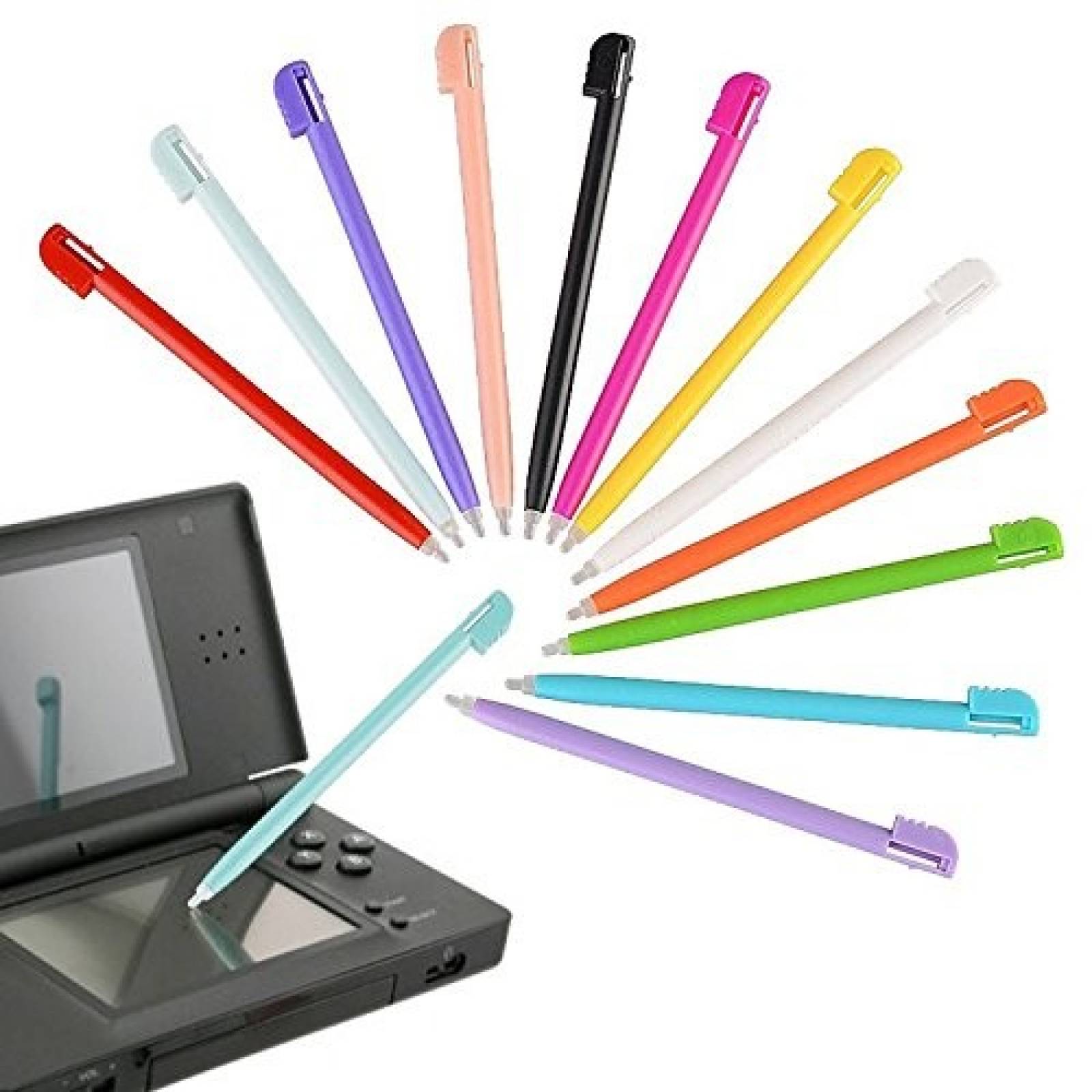 Lápiz capacitivo Insten para Nintendo DS Lite Paquete de 12