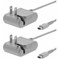 Cargador De Nintendo Ds Lite Fosmon Set De 2 De Pared -Blanc