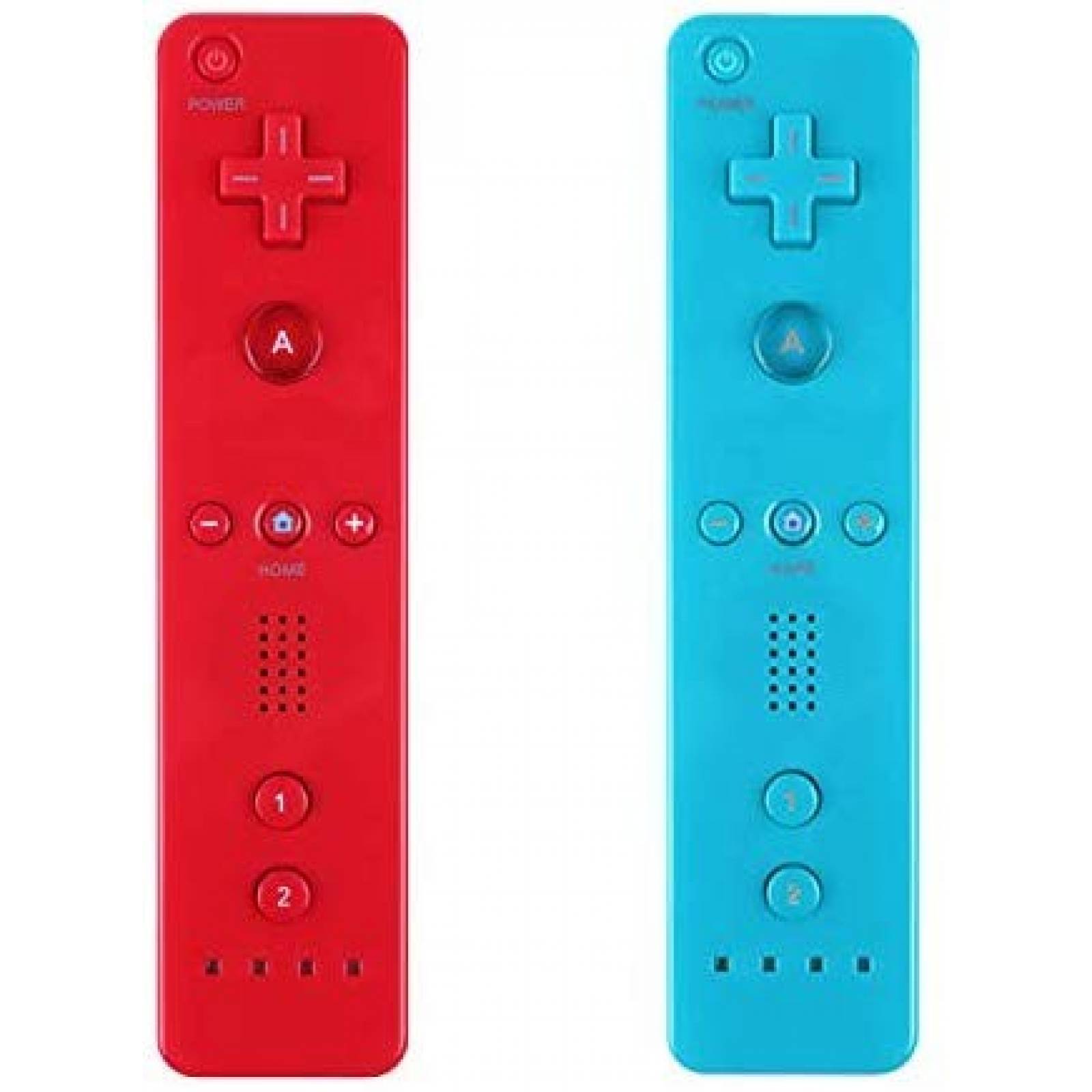 Control gamer Yosikr para wii inalámbrico -rojo/ azul