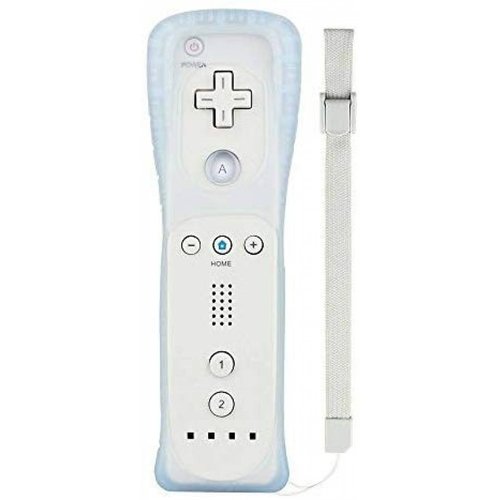 Control Yudeg de Wii con Funda de Silicona -Blanco