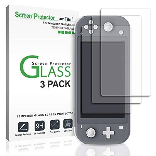 Protector Pantalla amFilm para Nintendo Switch Lite 3 Pack