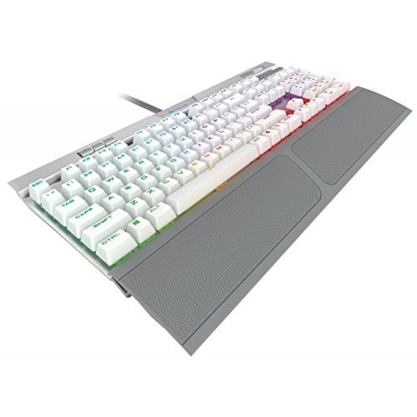 Teclado Mecánico Corsair Mk2 Se Rgb Led -Blanco