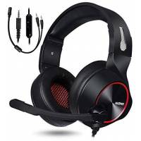 Diadema Gamer Nubwo Estéreo Envolvente Cancelan Ruido -Rojo