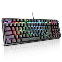 Teclado Gamer Victsing Compacto 96 Teclas Alámbrico -Negro