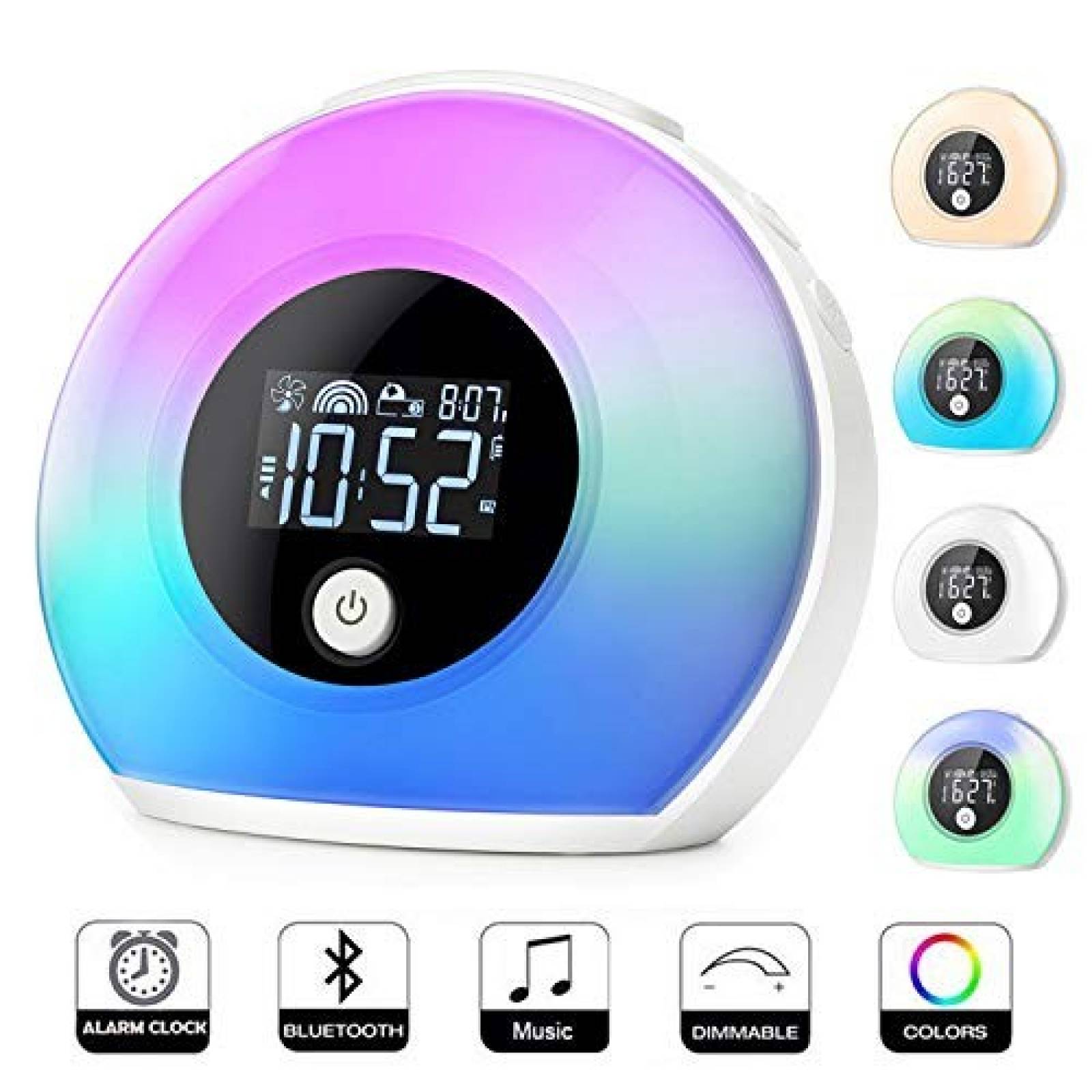 reloj despertador con bocina bluetooth bodega aurrera