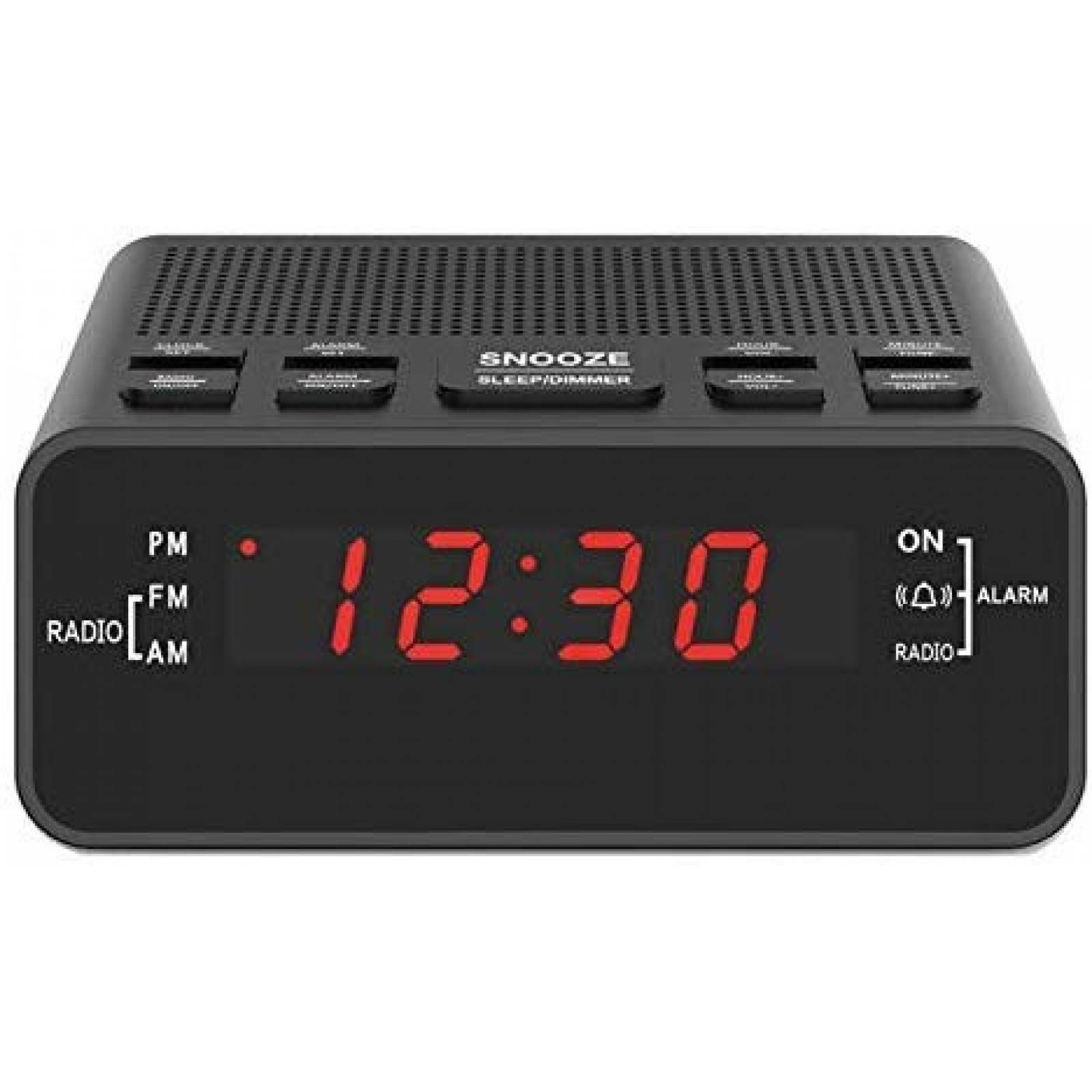 Radio despertador digital Jingsense AM/FM LED Negro