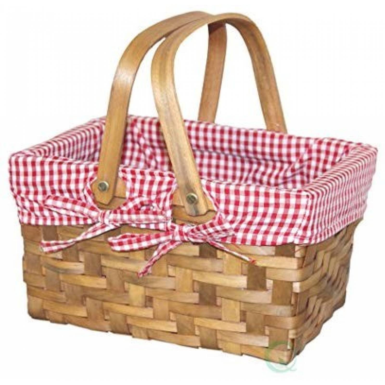 Canasta de Picnic Vintiquewise con Forro de Cuadros Lavable