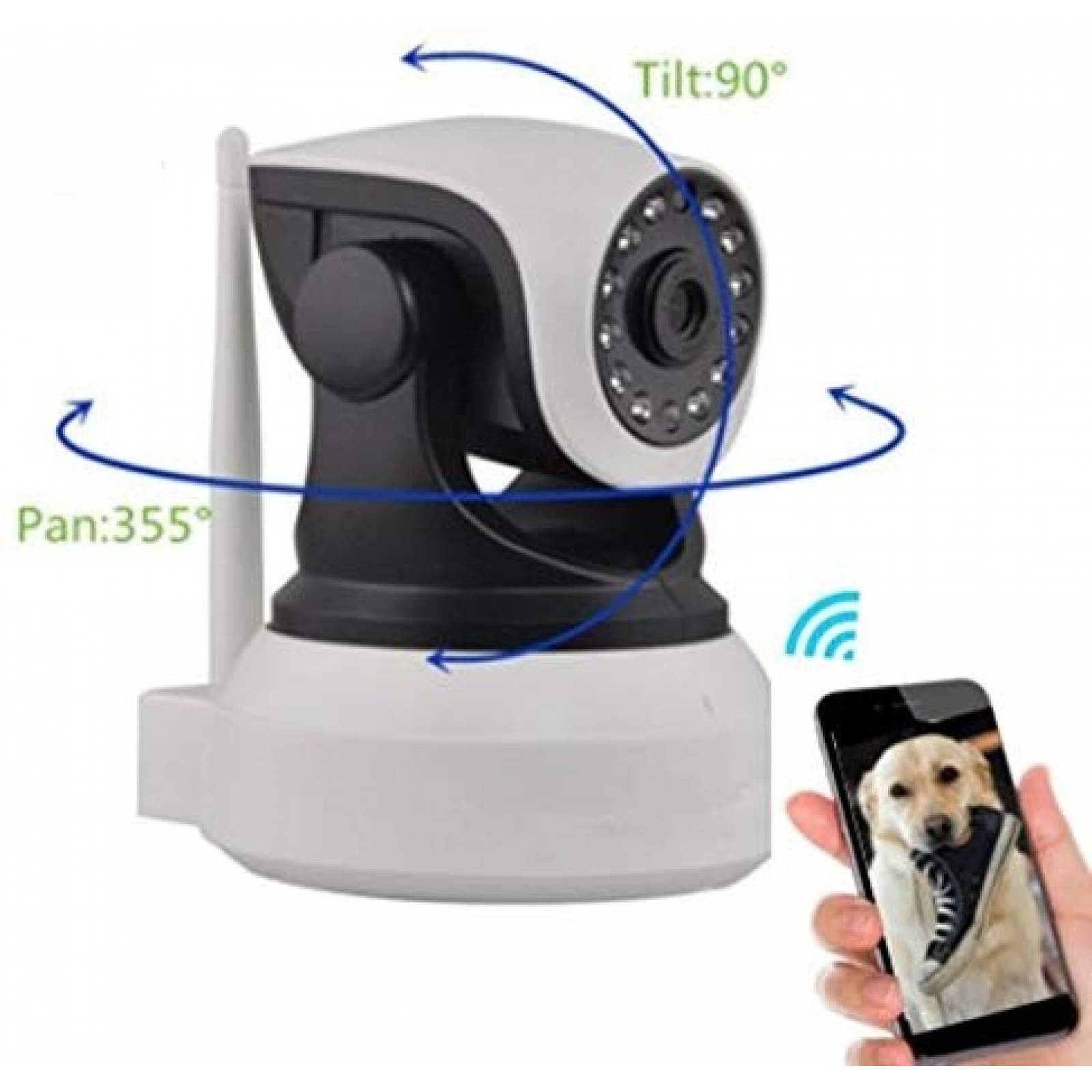 Cámara de Seguridad RVA Camworks Monitor para Mascotas Wifi