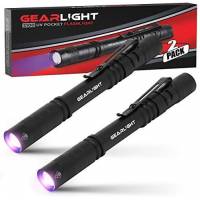 Linternas Gearlight S100 De Luz Ultravioleta Negra 2Uds
