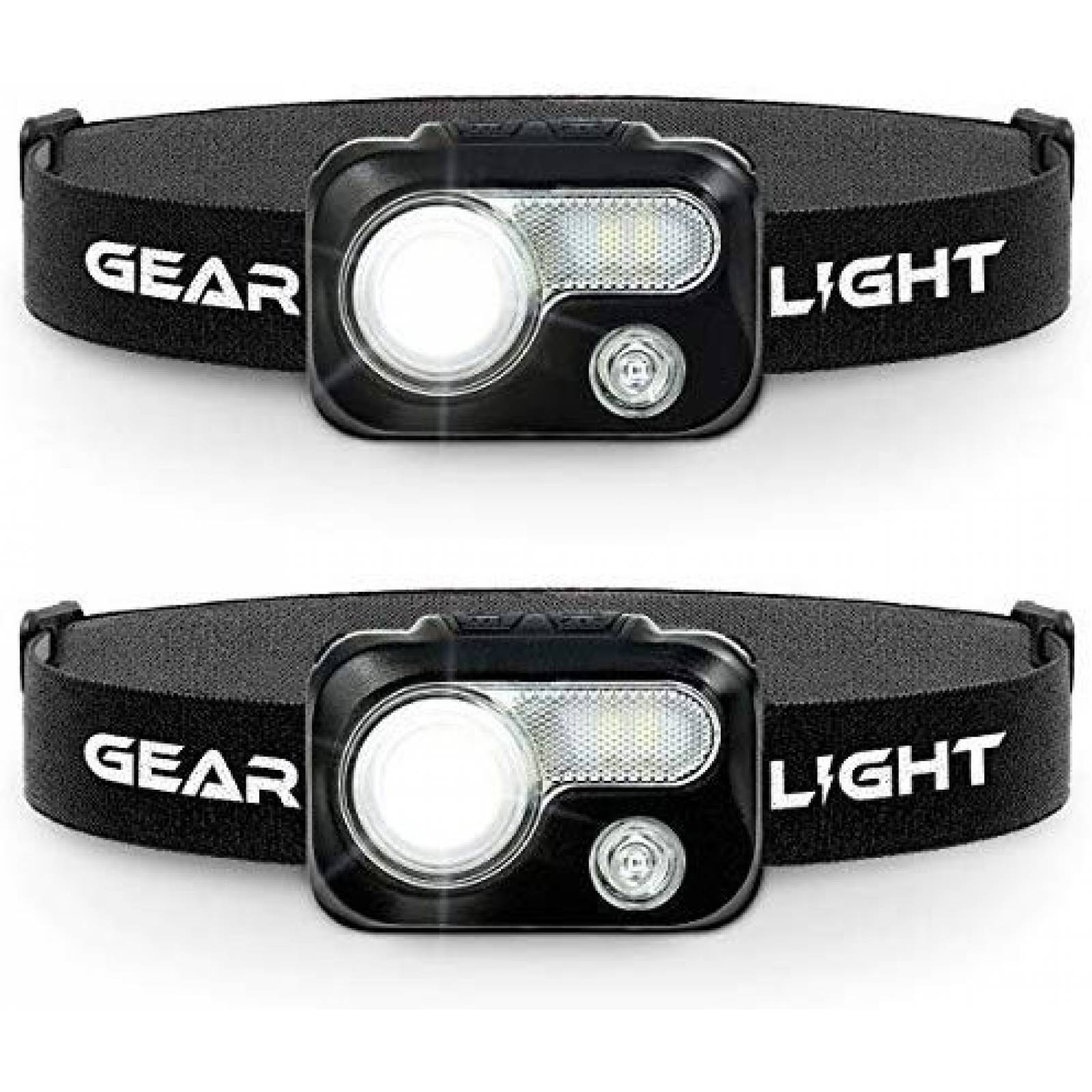 Linterna de Cabeza GearLight V500 LED Impermeable -Negro