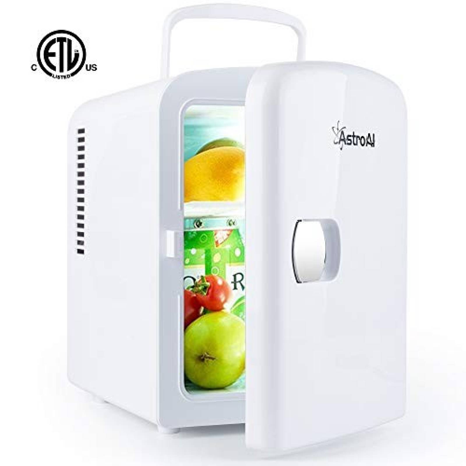 Mini Refrigerador AstroAI con Estante Extraíble Blanco