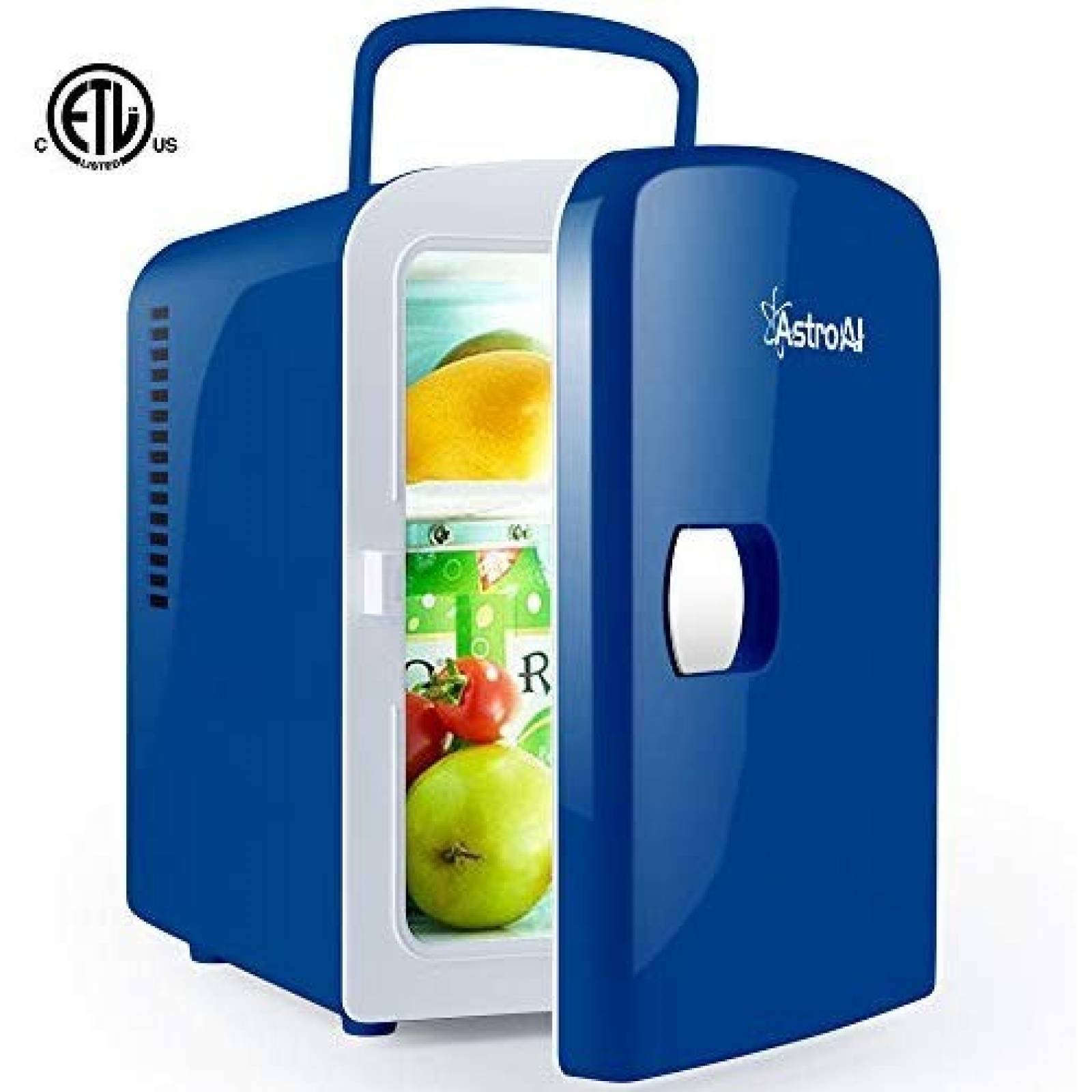 Mini Refrigerador AstroAI con Estante Extraíble -Azul
