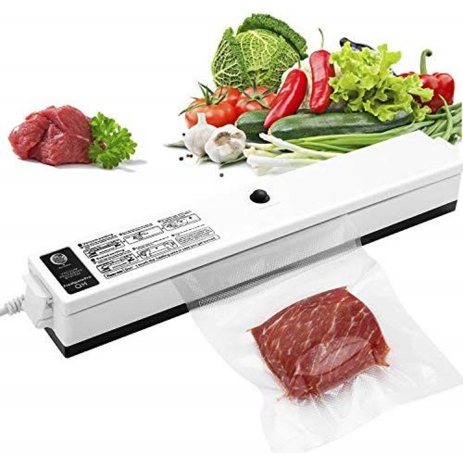 Sellador al vacío GOSCIEN con 15 bolsas de vacío Blanco