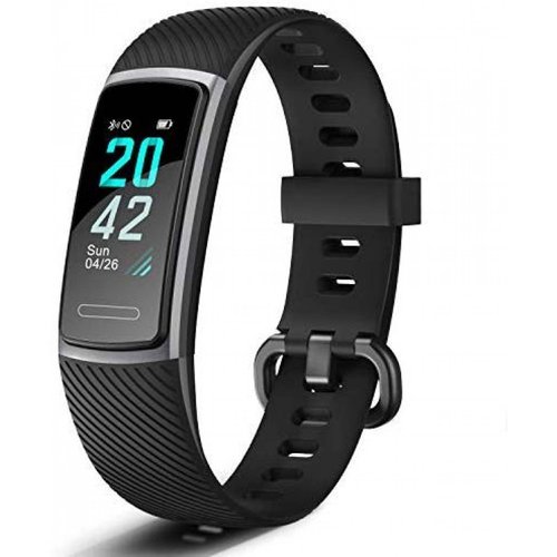 Smartwatch Letsfit monitor de actividad física -Negro
