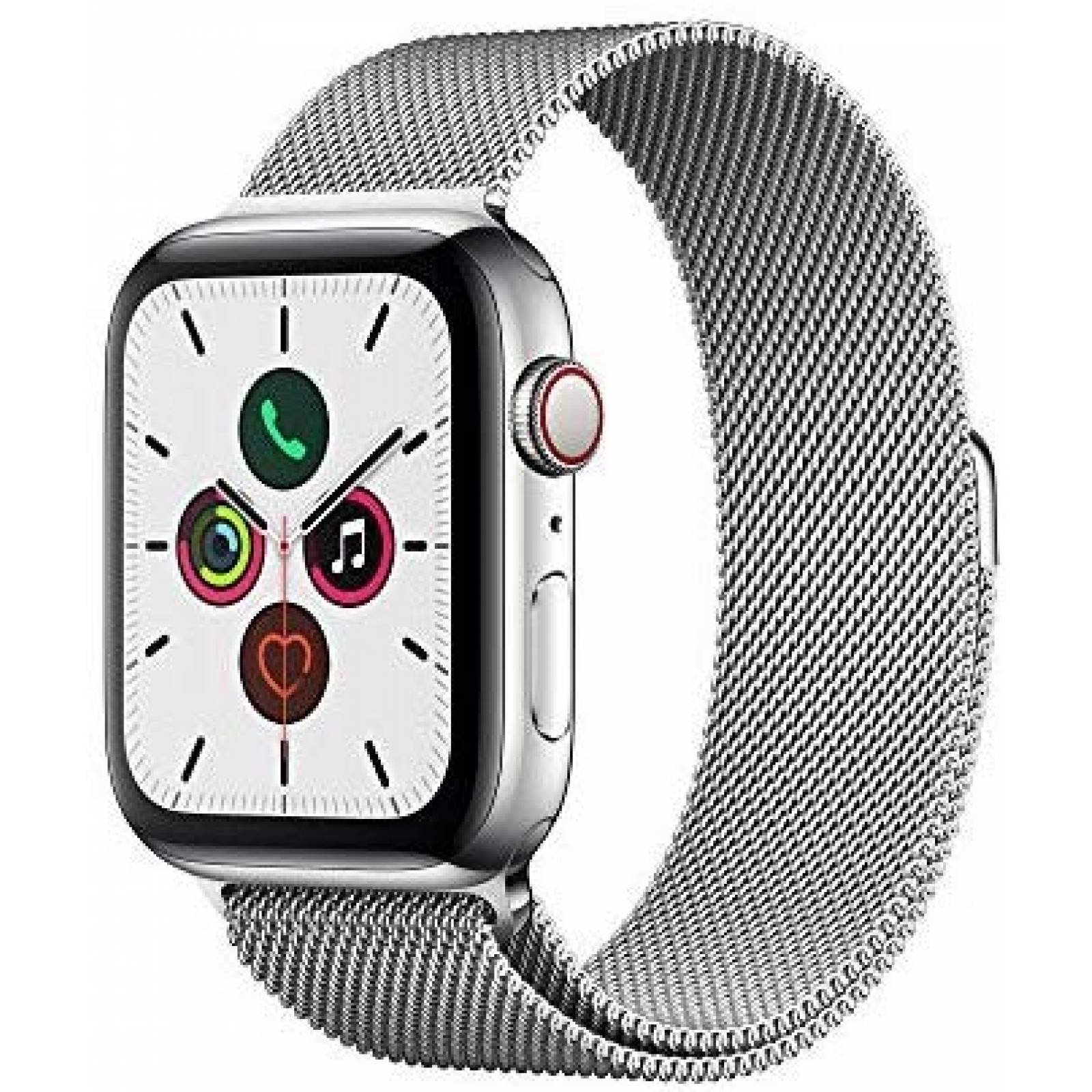 Smartwatch Apple Watch Series 5 (GPS + Celular, 44mm) -Plata