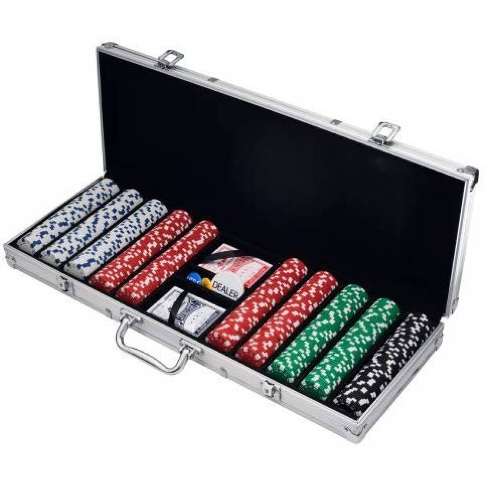 Juego De Fichas Trademark Poker 500 Dados Con Estuche