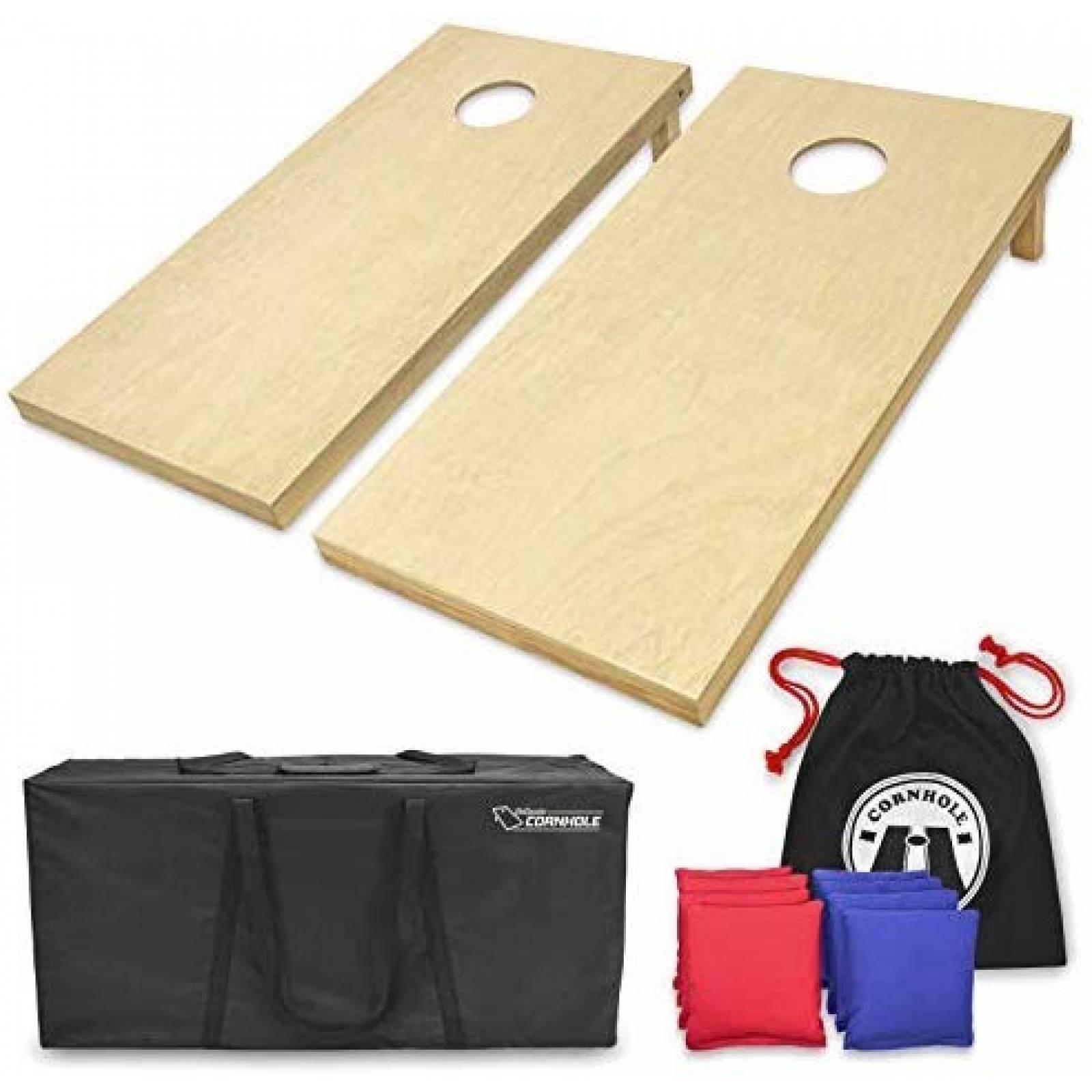 Kit Juego Cornhole GoSports Portátil con Tablero de Madera