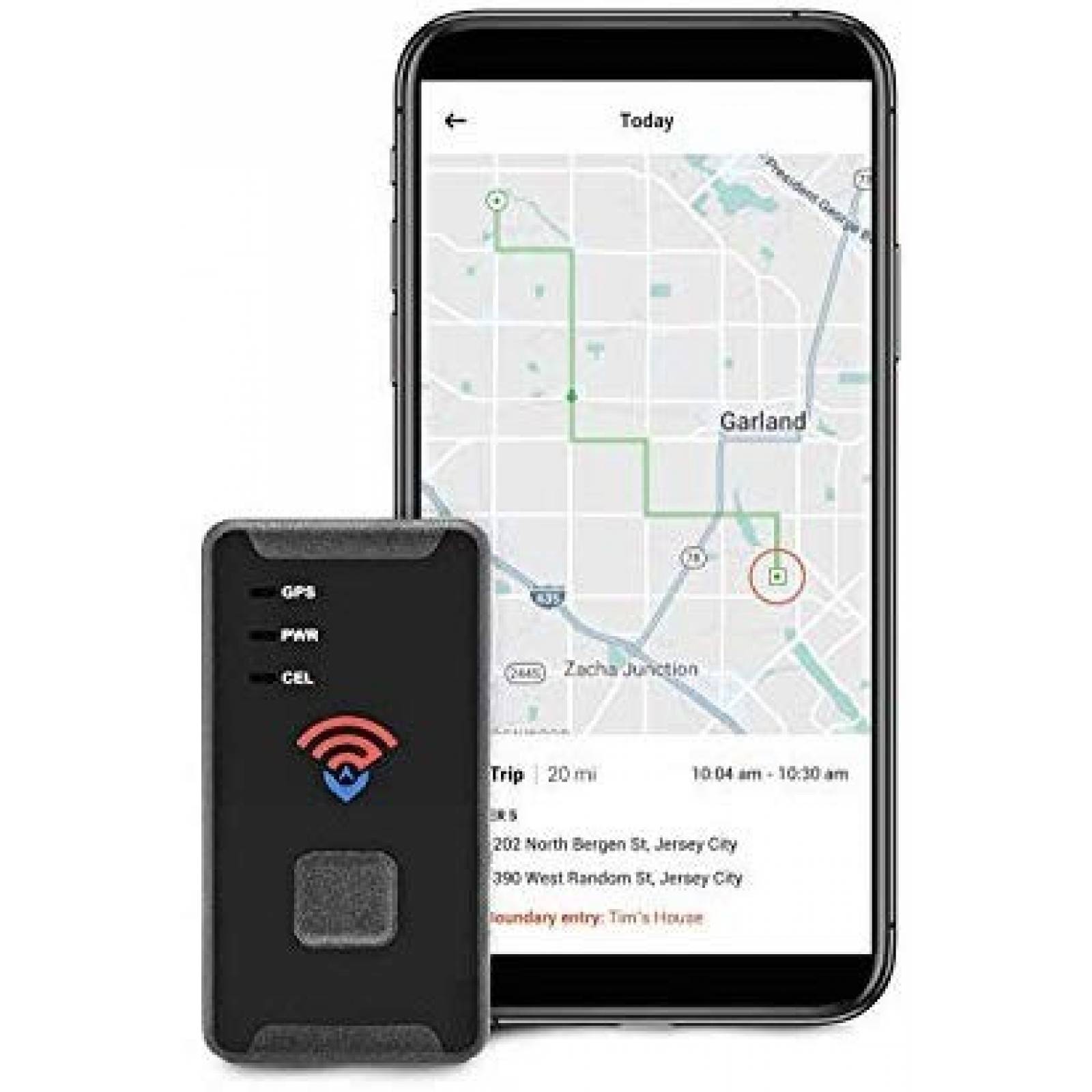 Mini Rastreador Spy Tec GPS Portátil Tiempo Real -Negro