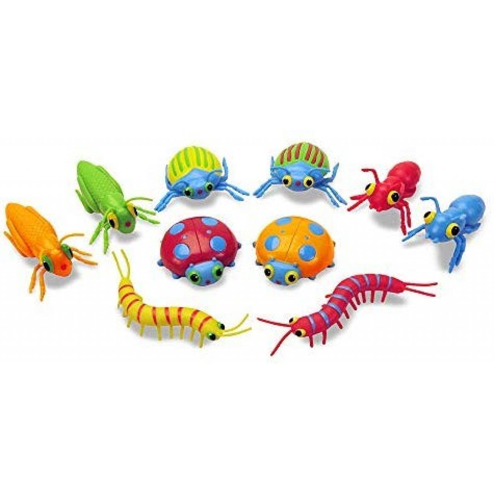 Bichos de juguete Melissa & Doug 10 colores de plástico