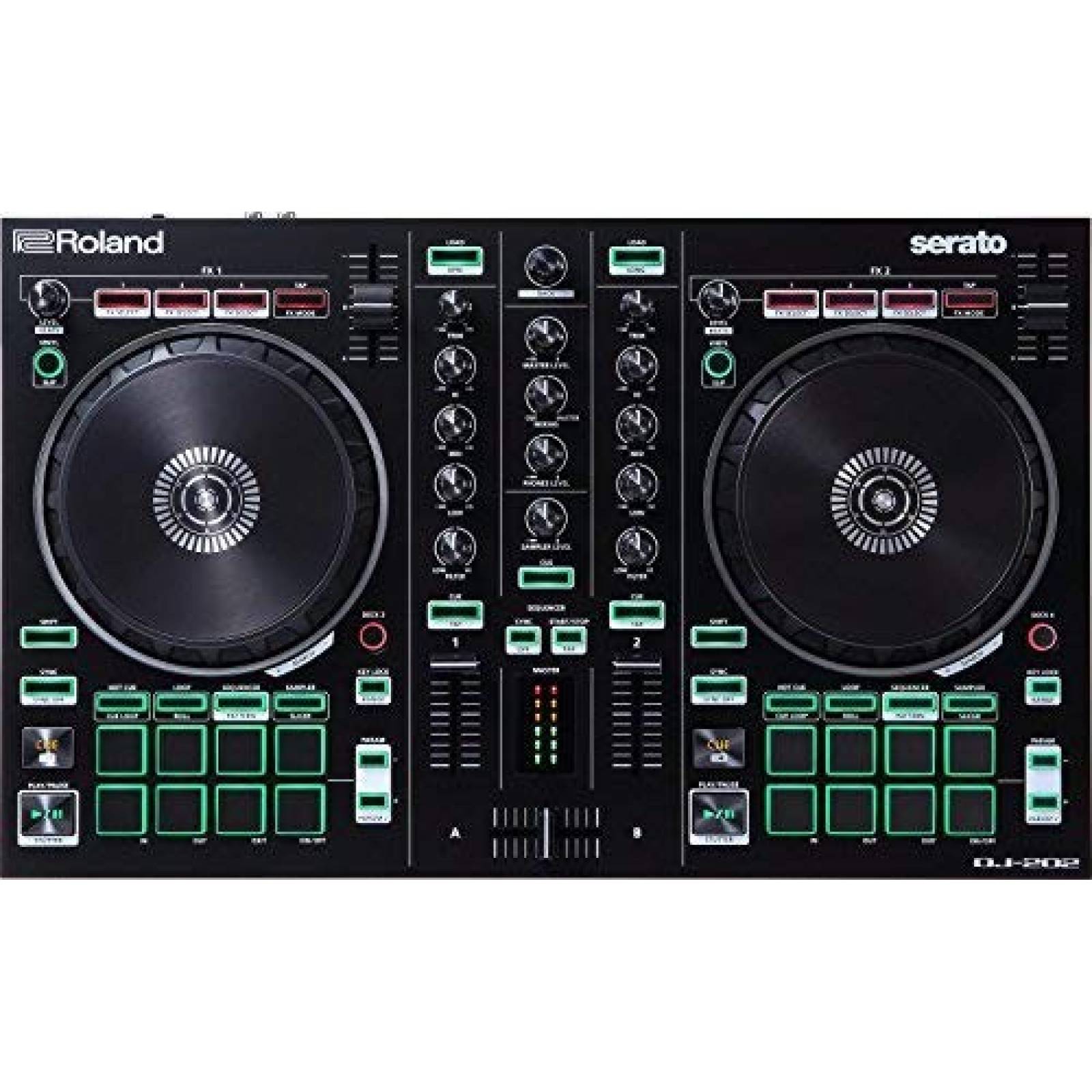 Controlador de DJ Roland dj-202 edición limitada -negro