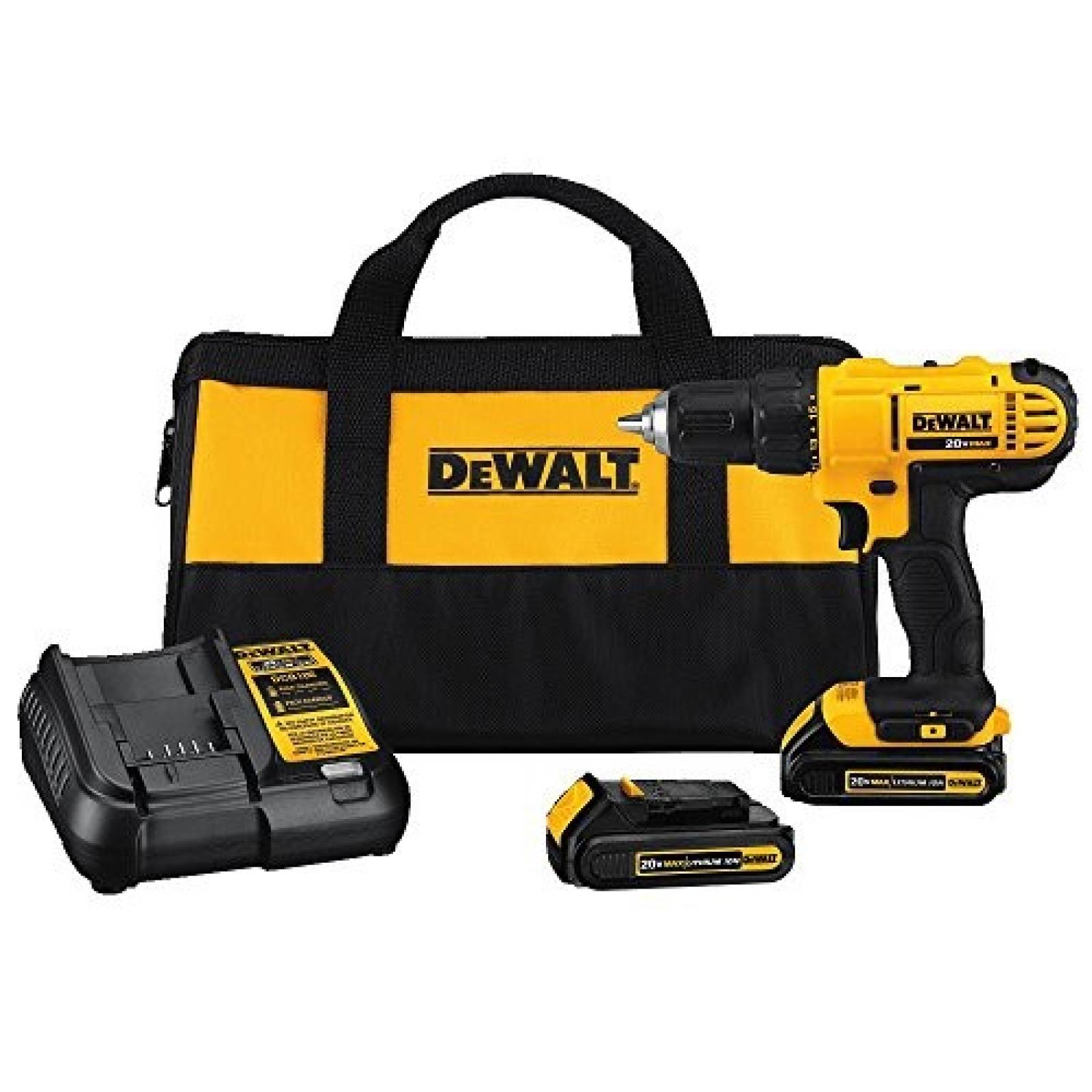 Kit de Taladro DeWalt DeWalt Compacto 20V -Amarillo