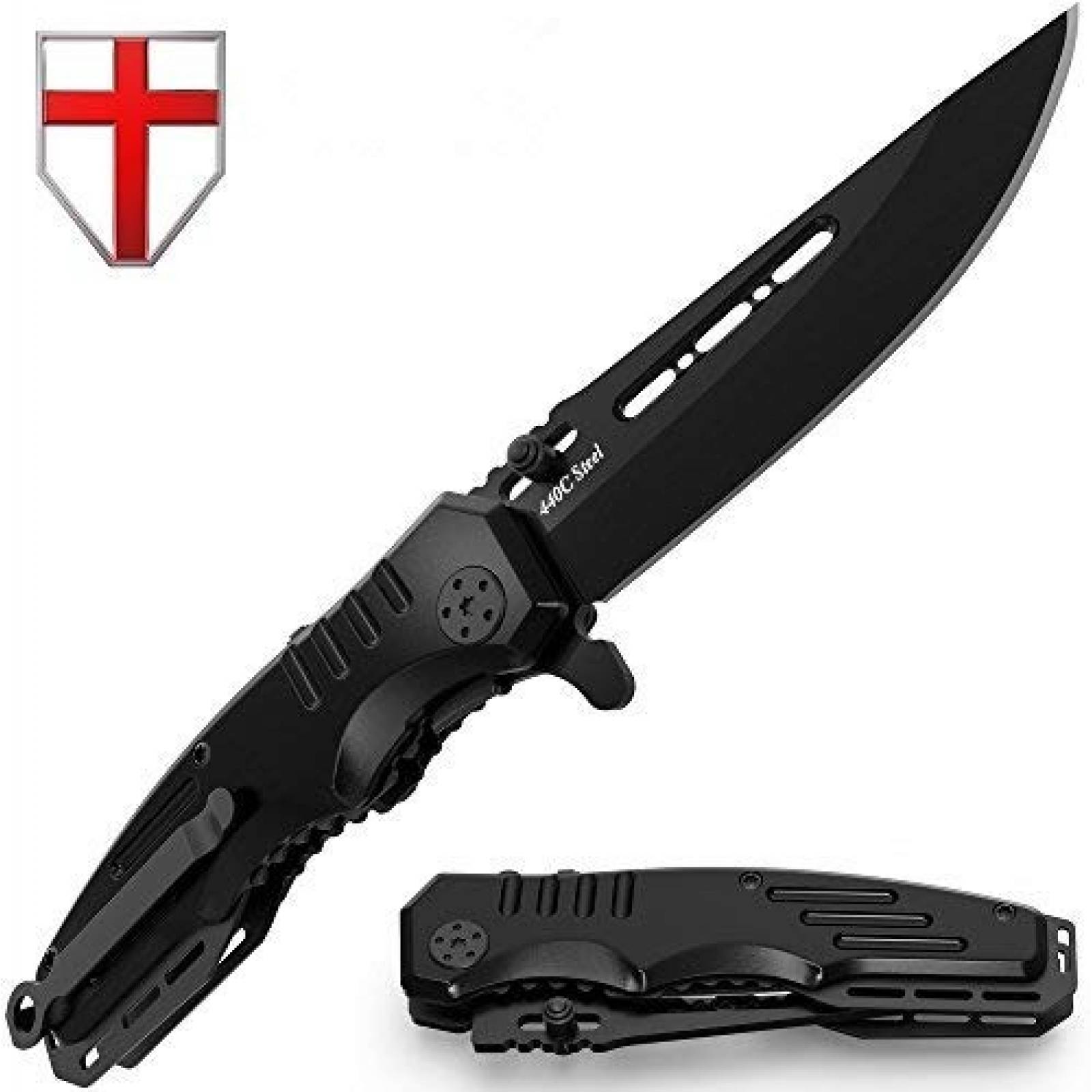 Cuchillo Grand Way Navaja Plegable de Bolsillo -Negro