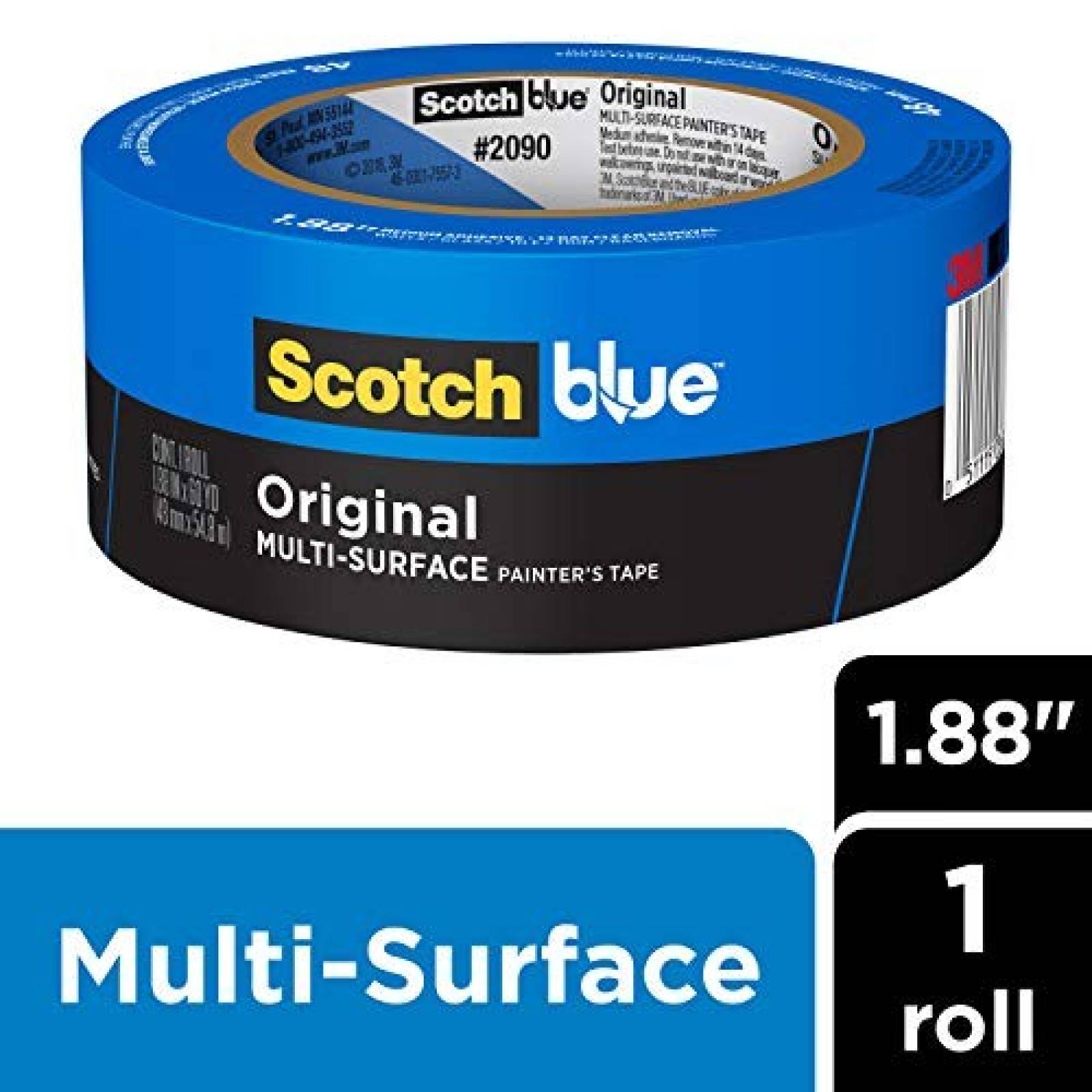 Cinta Scotch Painter's Tape Ancho 1.88'' 1 Rollo -Azul