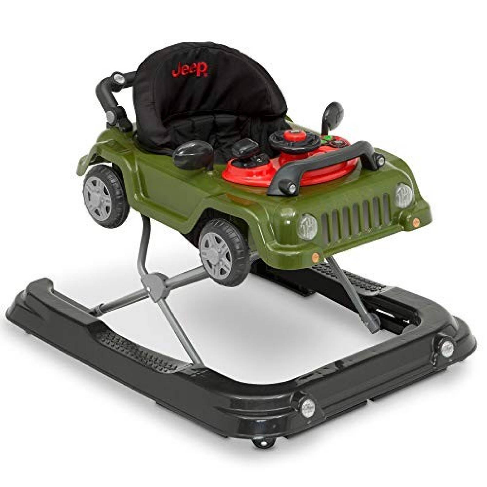 Andador para bebé Jeep Classic Wrangler 3 en 1 -verde