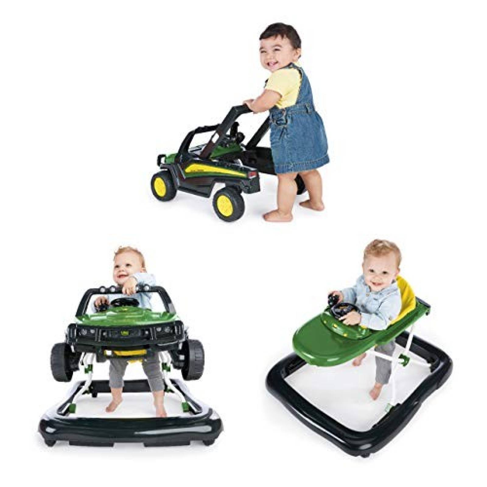 Andador para bebé Bright Starts John Deere Gator 3en1 -verde