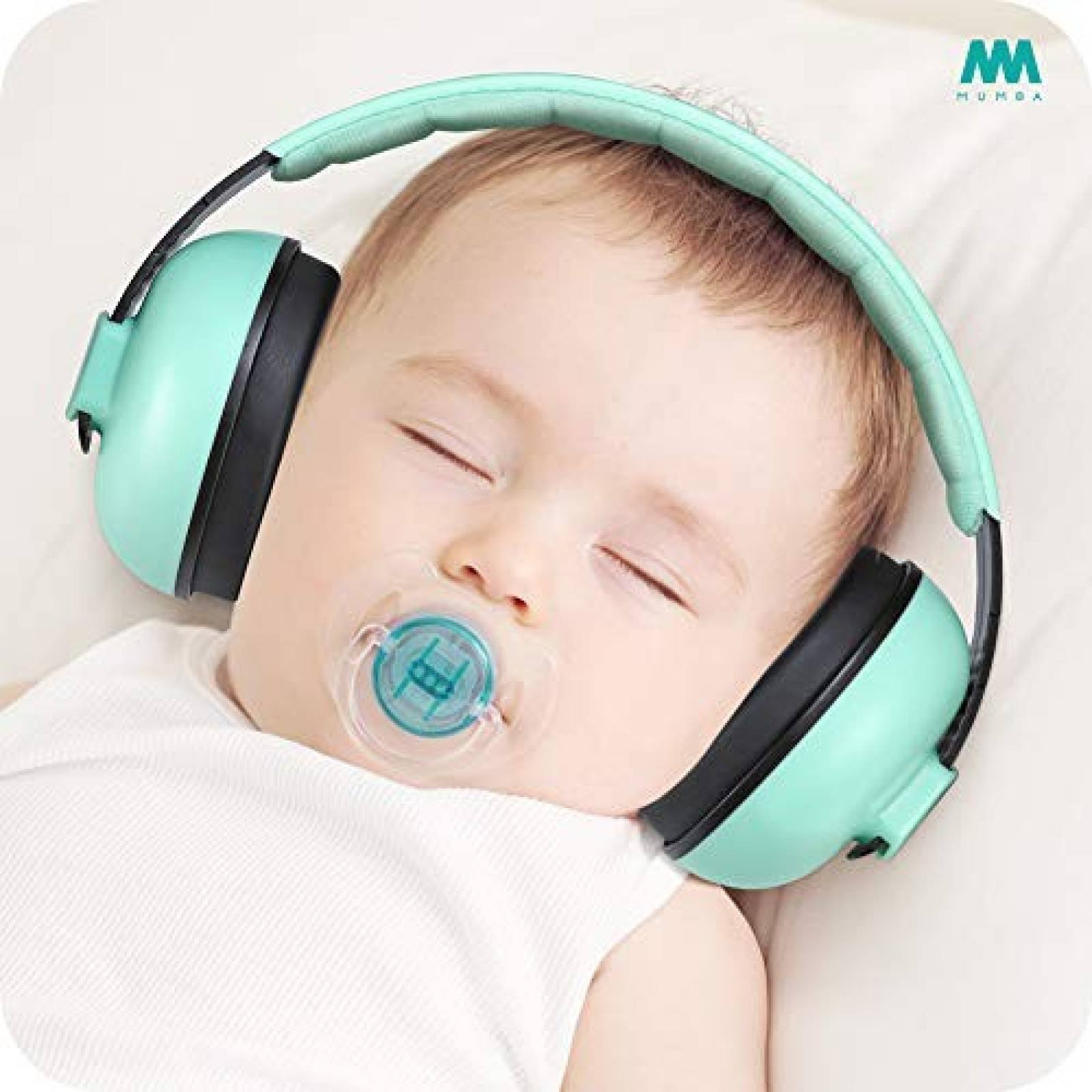 Protección Bebé Mumba para Oídos 3-24 Meses Efectivo -Aqua