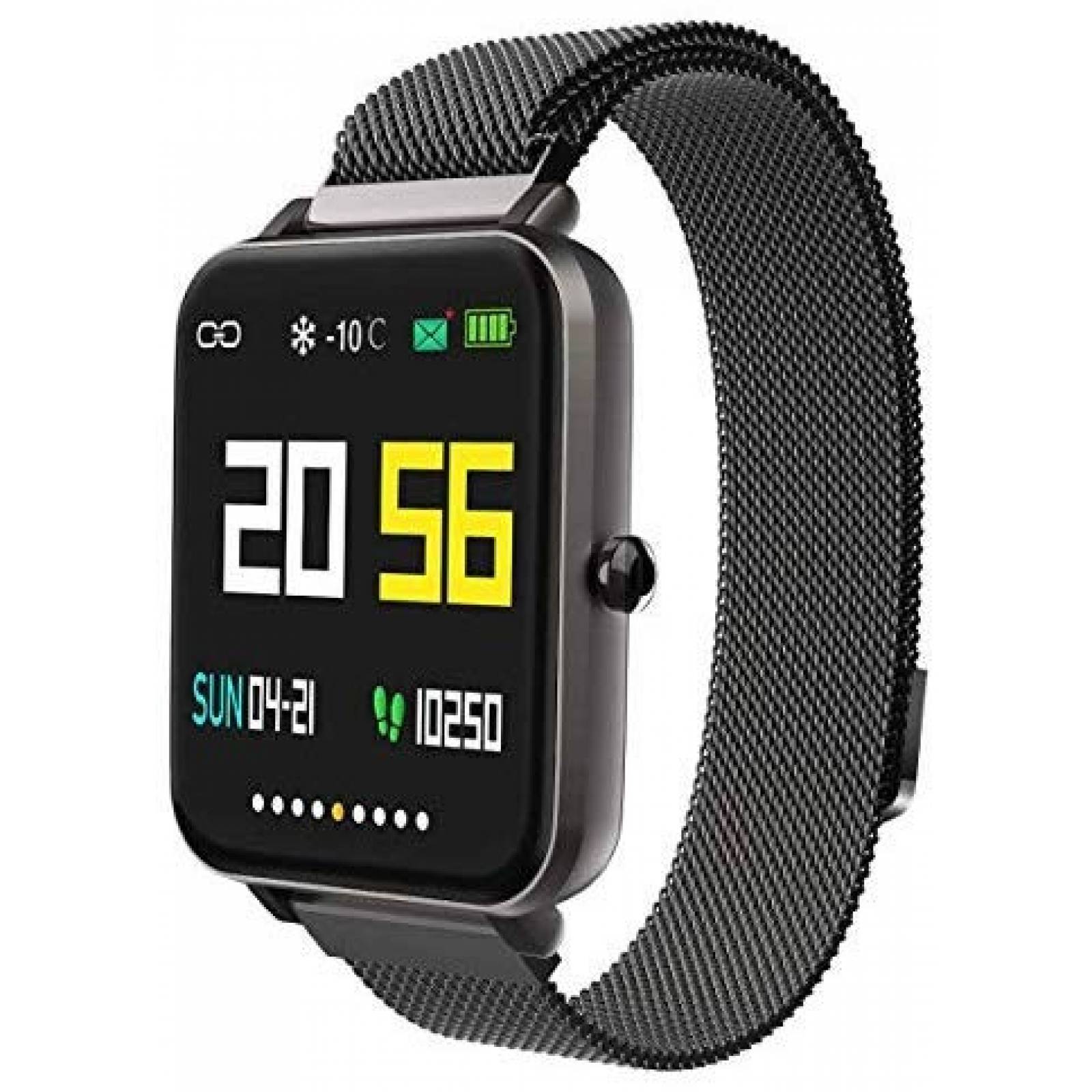 Smartwatch Foronechi Z12ML 1.54'' Touch LCD IP68 Milanese