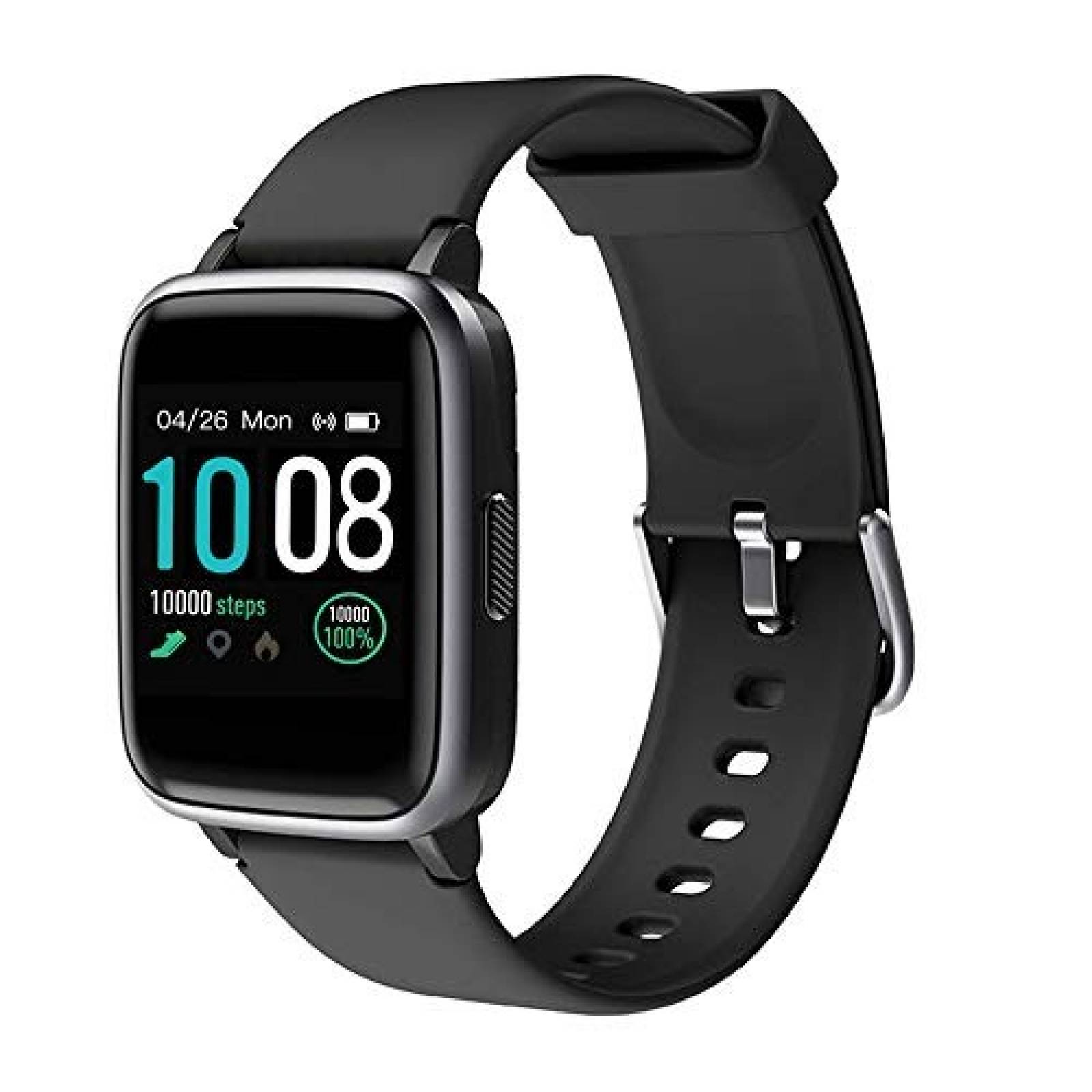 Smartwatch orit iOS Android Fitness Tracker Negro