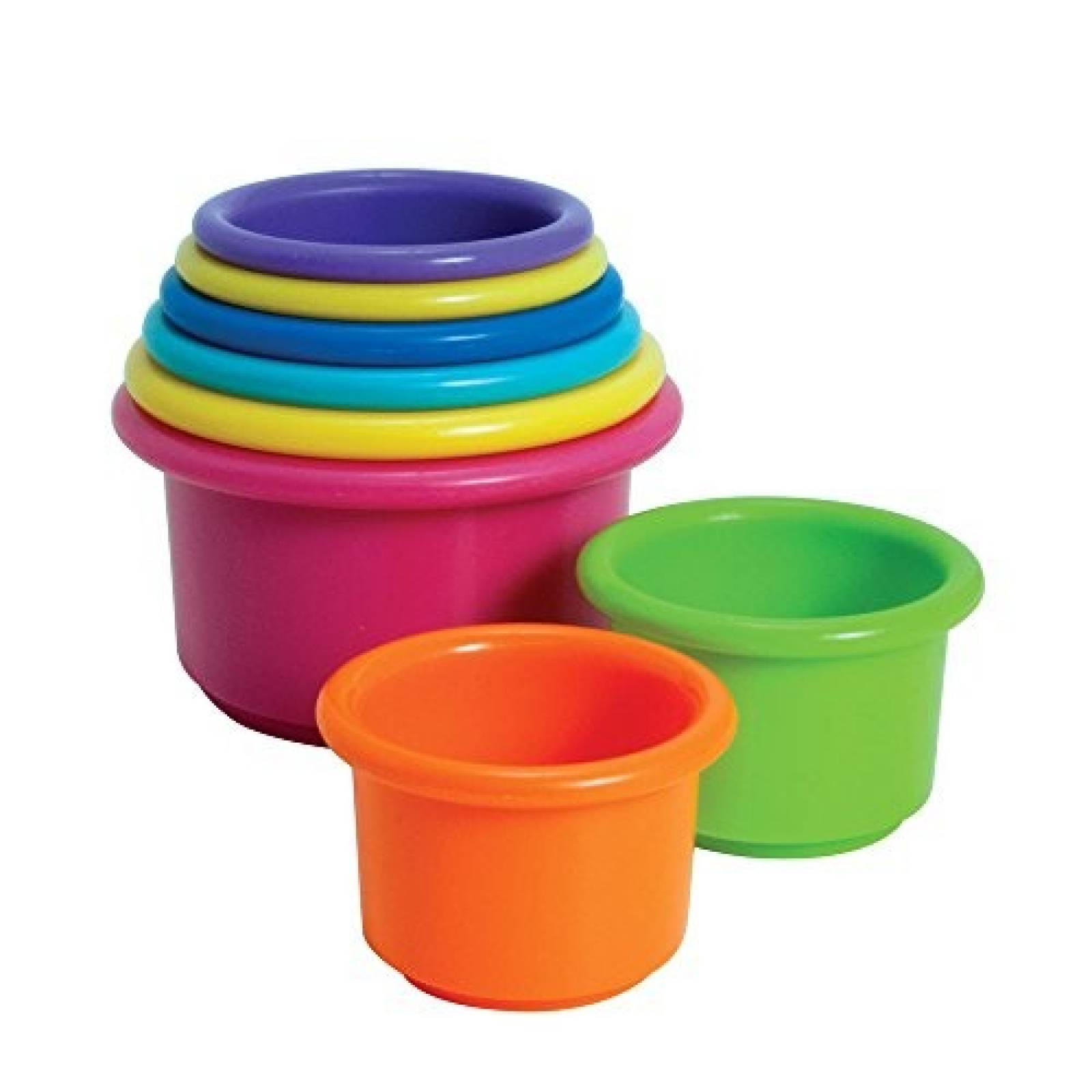 Juego de vasos para apilar The First Years Multicolor