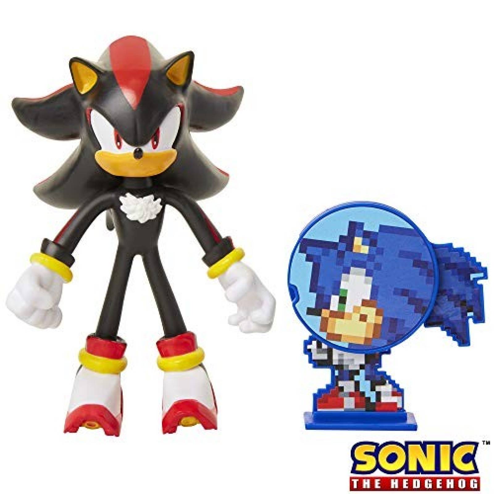 Jueguete figura de acción Sonic The Hedgehog shadow 4"-negro