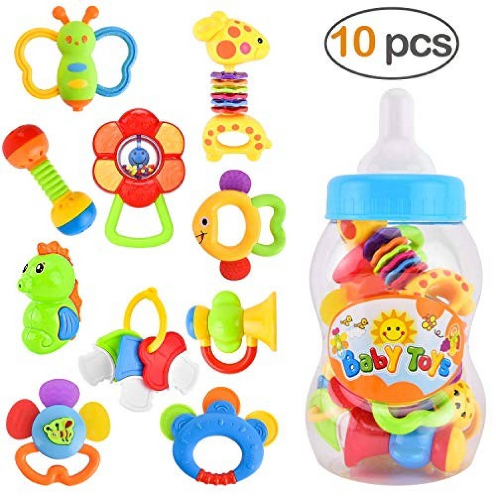 sonido de sonajas para bebés