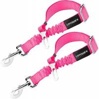 Cinturón De Seguridad Urpower Para Perros 2Uds -Rosa