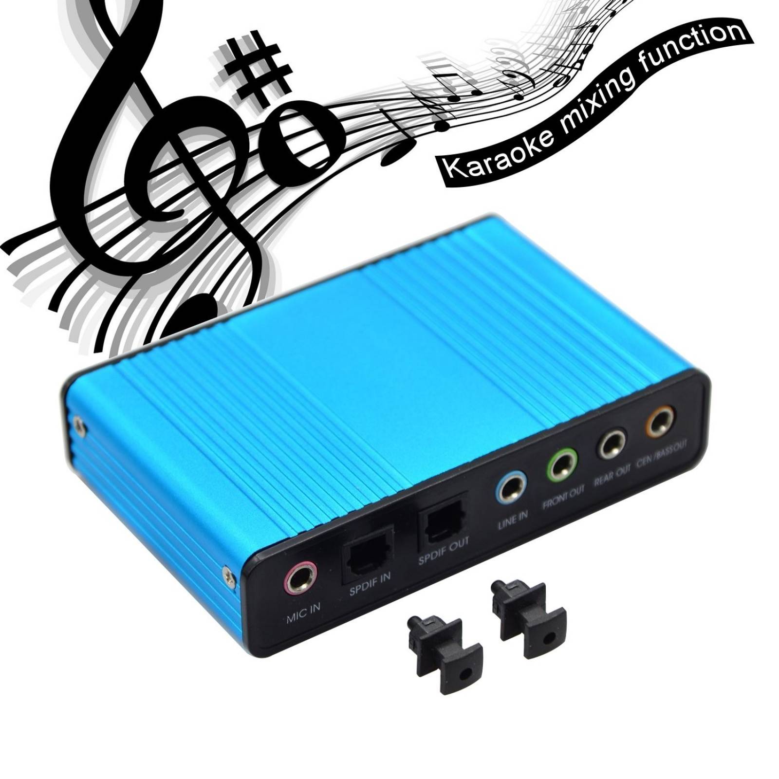 Tarjeta De Sonido Externa Valinks 6 Canales 5.1 Usb 2.0