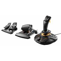 Kit Vuelo Thrustmaster T16000M Fcs Joystick Pedal Acelerador