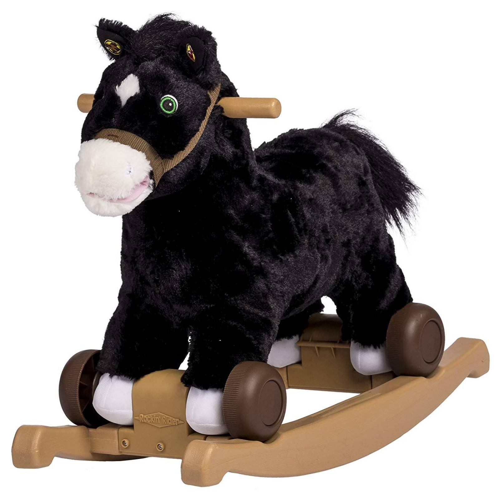 caballito mecedor de peluche