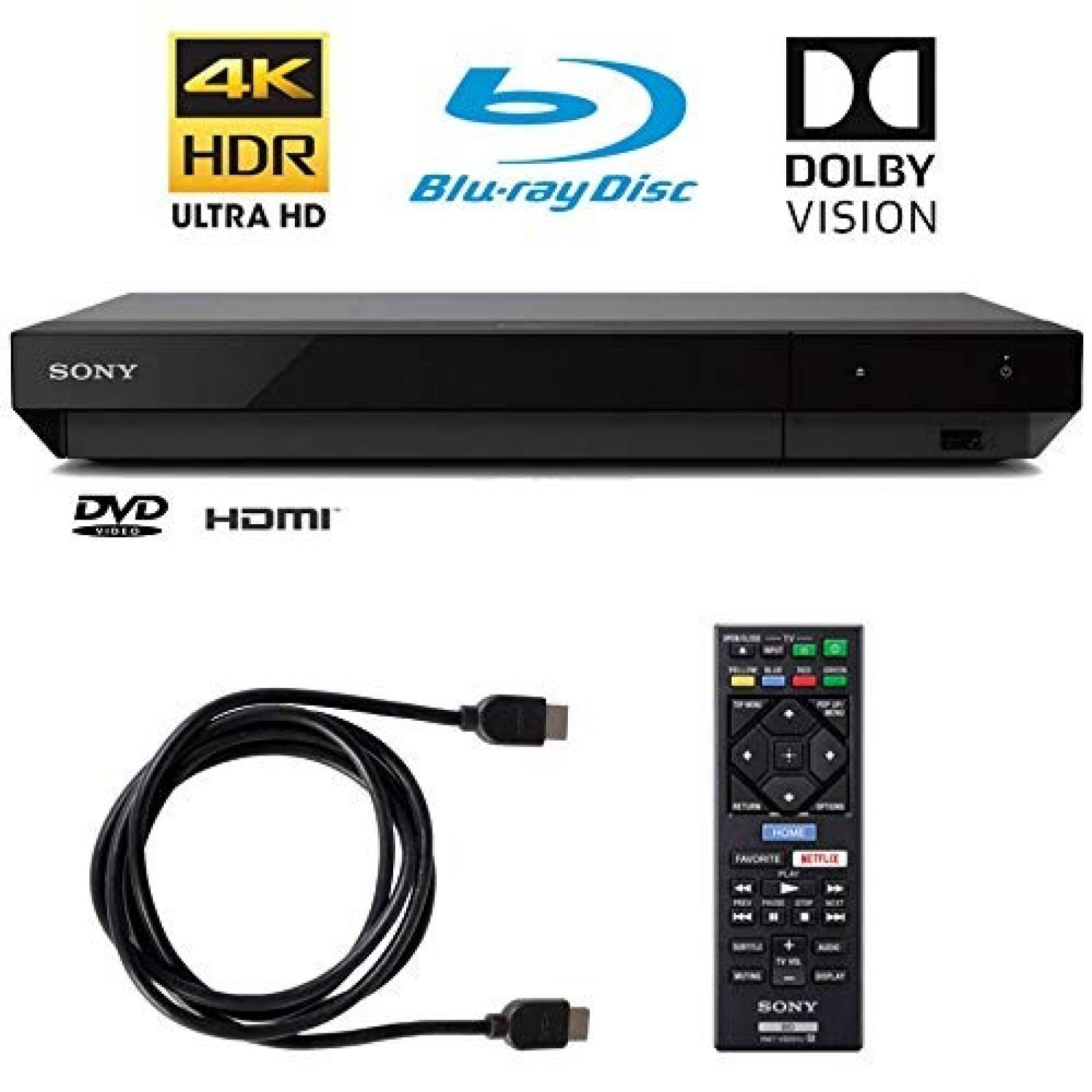 Reproductor de Blu-ray Sony UBP-X700 4K HDR con Dolby Vision