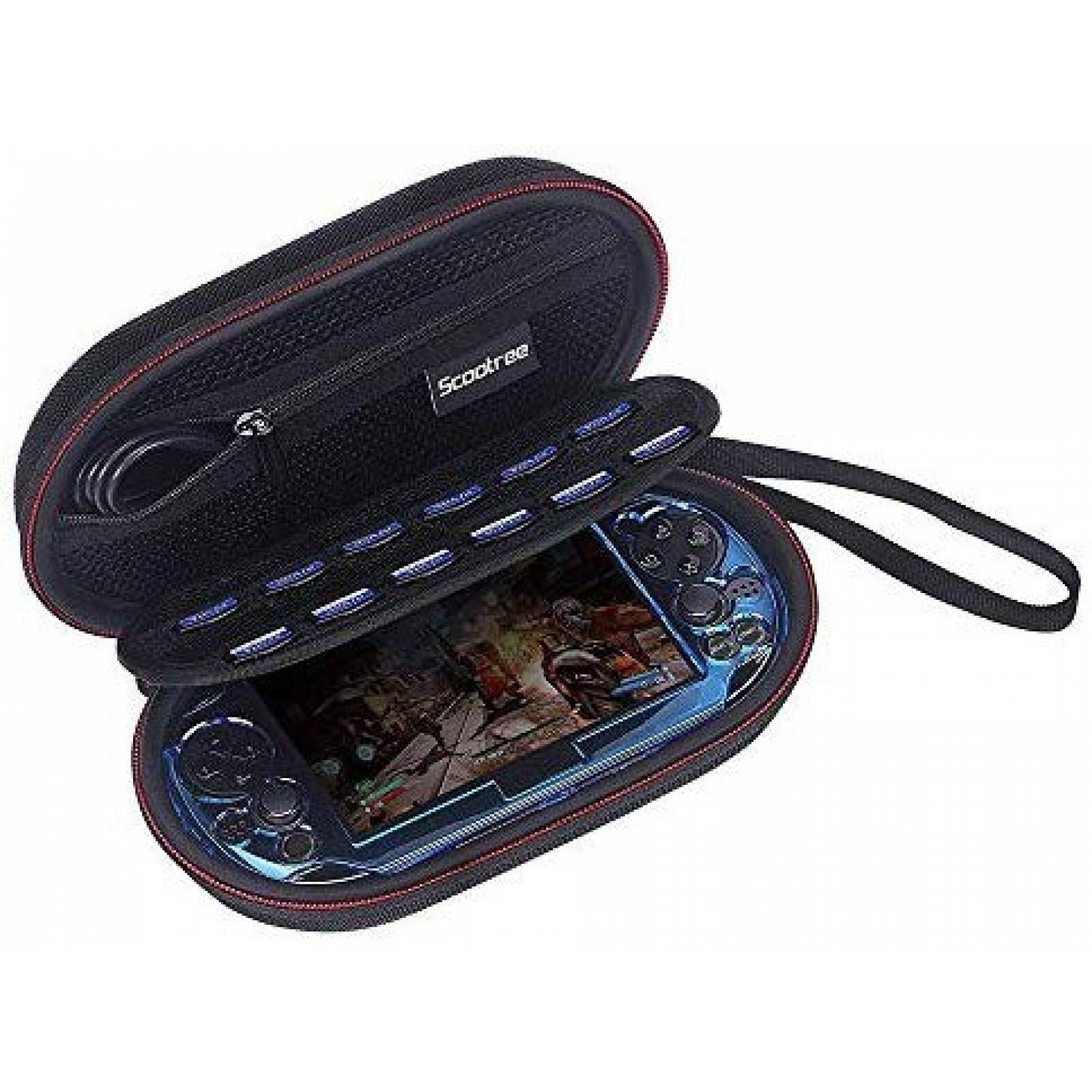 Funda de transporte Scootree P100L para PS Vita -Negro