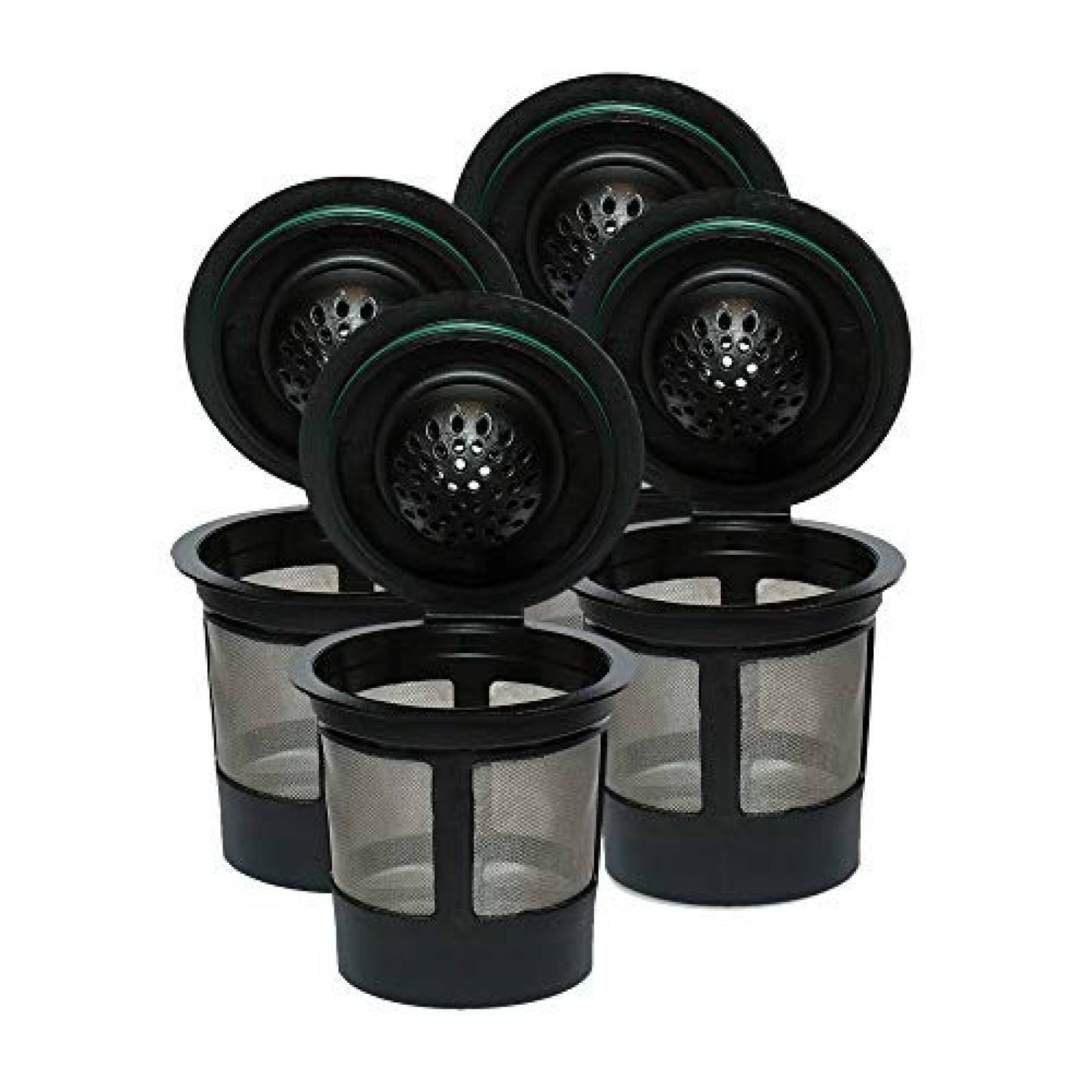 4 Filtros de Café Reutilizables iPartsPlusMore para Keurig 4 Filtros de Café Reutilizables iPartsPlusMore para Keurig